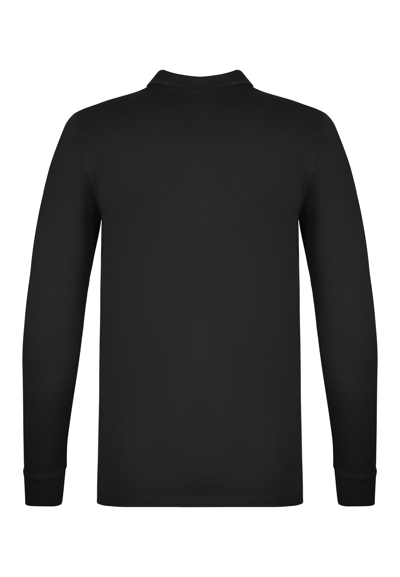 Black LS Button Polo (5)
