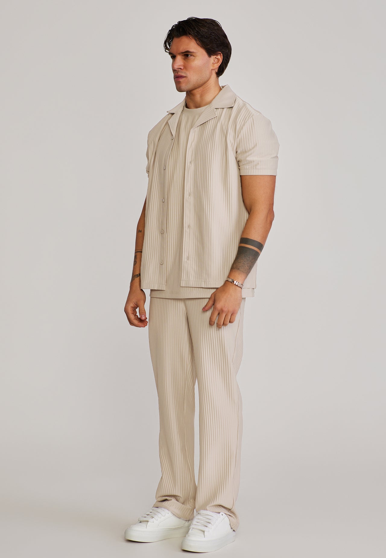 Ecru Plisse Shirt (3)