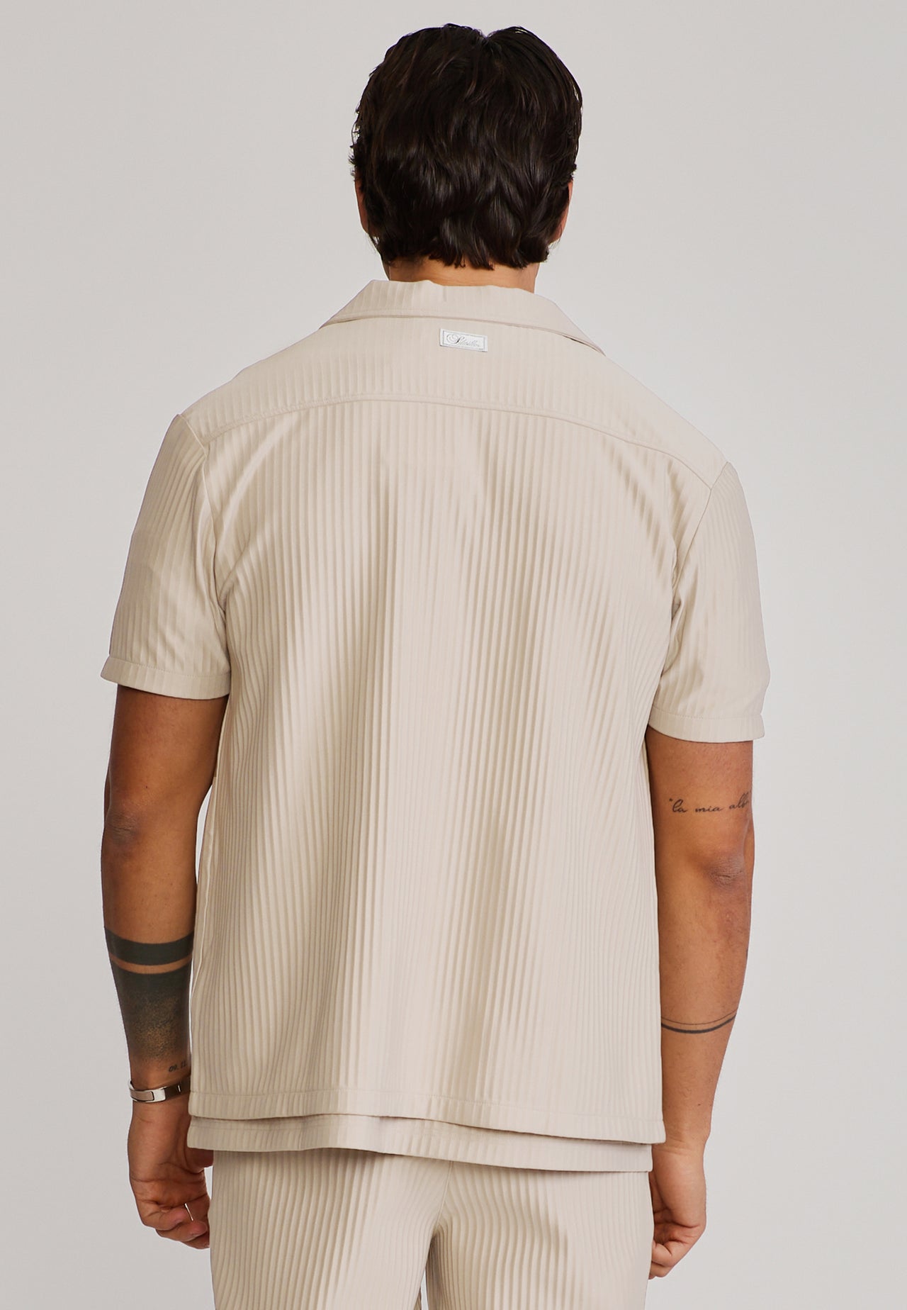 Ecru Plisse Shirt (4)