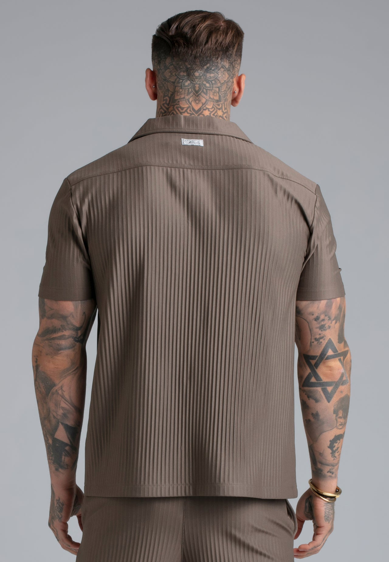 Brown Plisse Shirt (4)