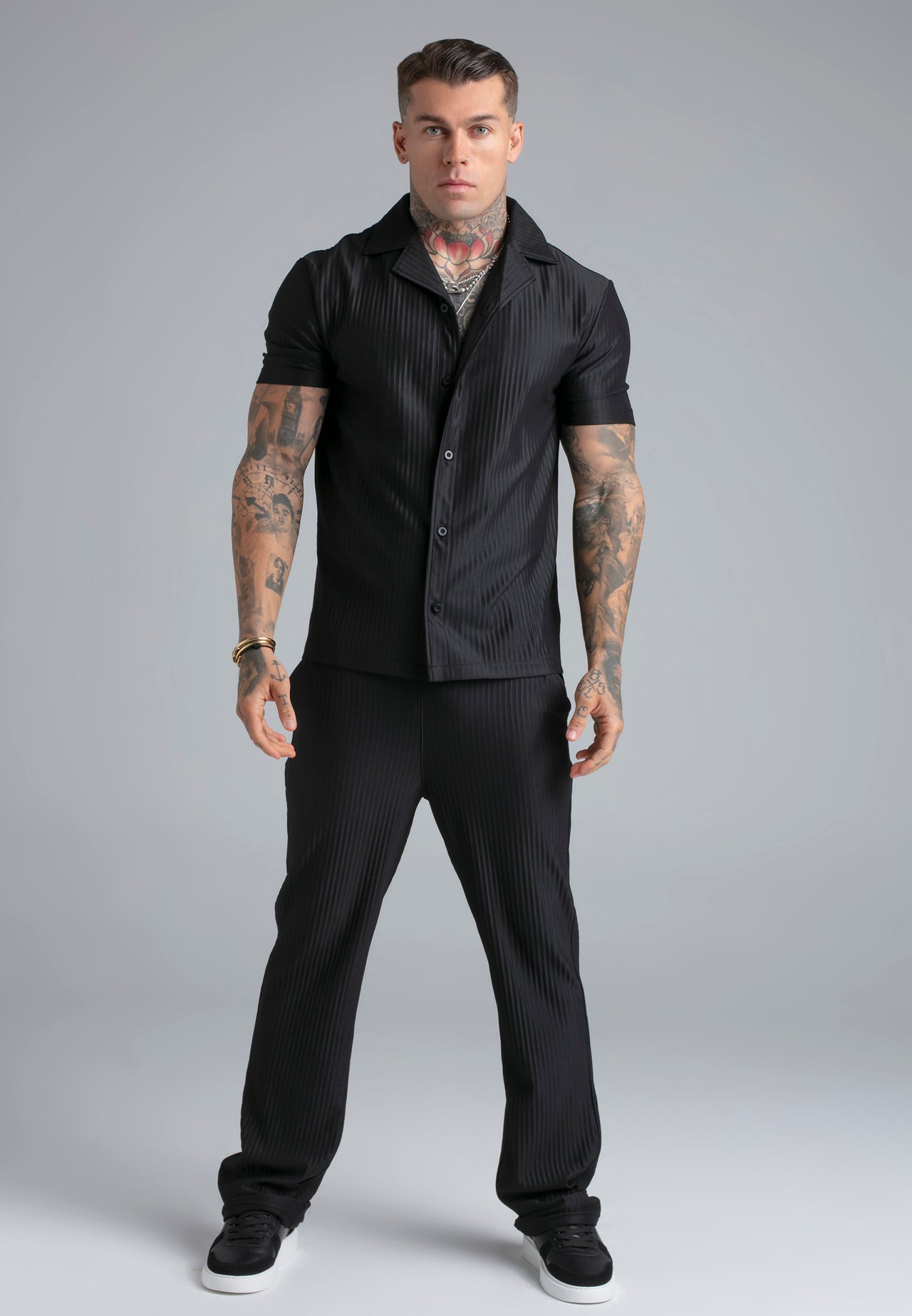 Black Plisse Shirt (2)