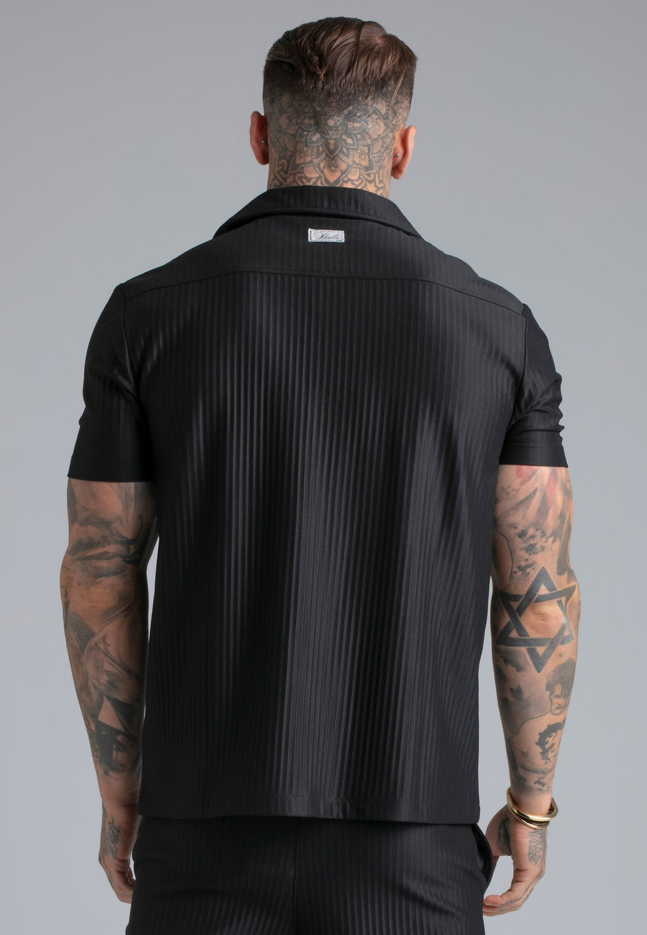 Black Plisse Shirt (4)
