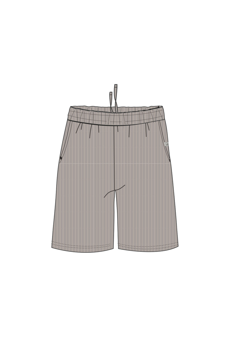 Grey Plisse Short
