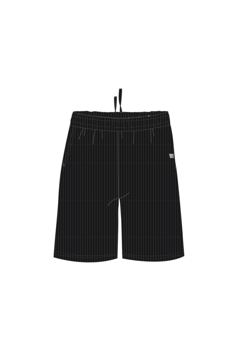Black Plisse Short