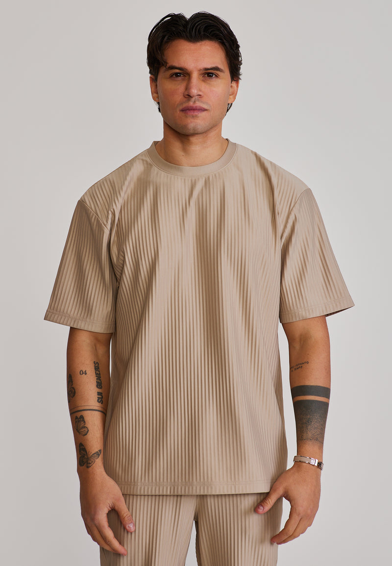Stone Plisse T-Shirt