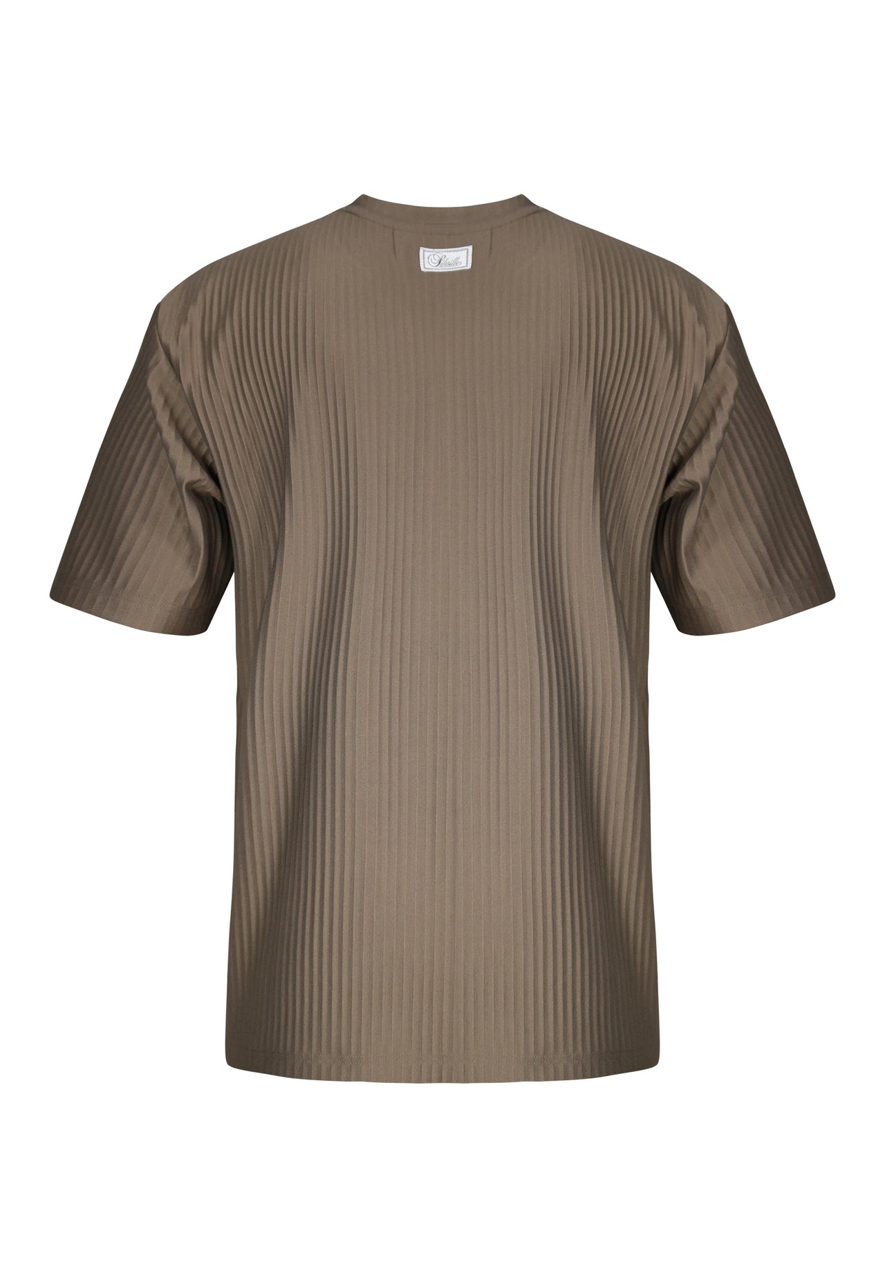 Brown Plisse T-Shirt (6)