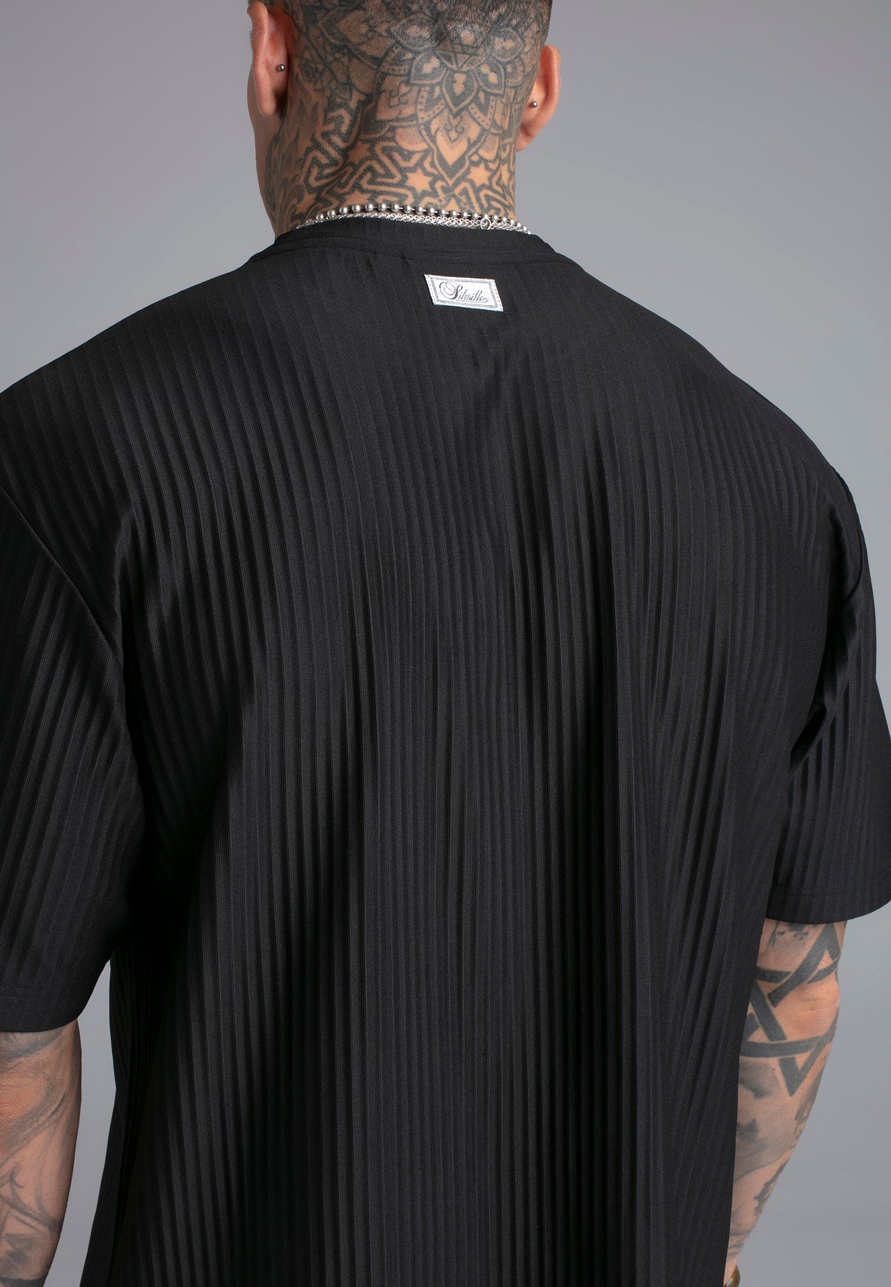 Black Plisse T-Shirt (1)