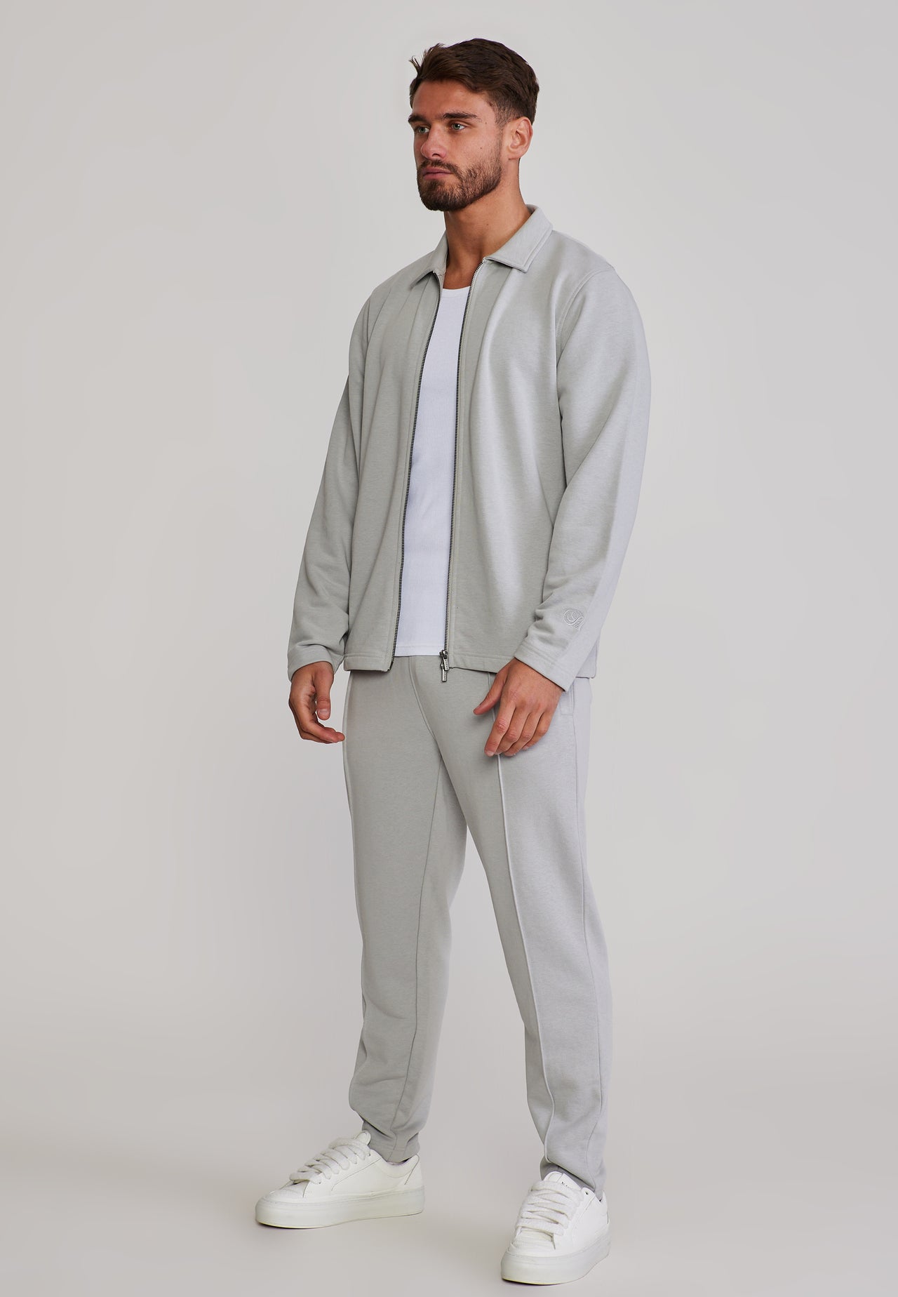 Light Grey Smart Overshirt (3)