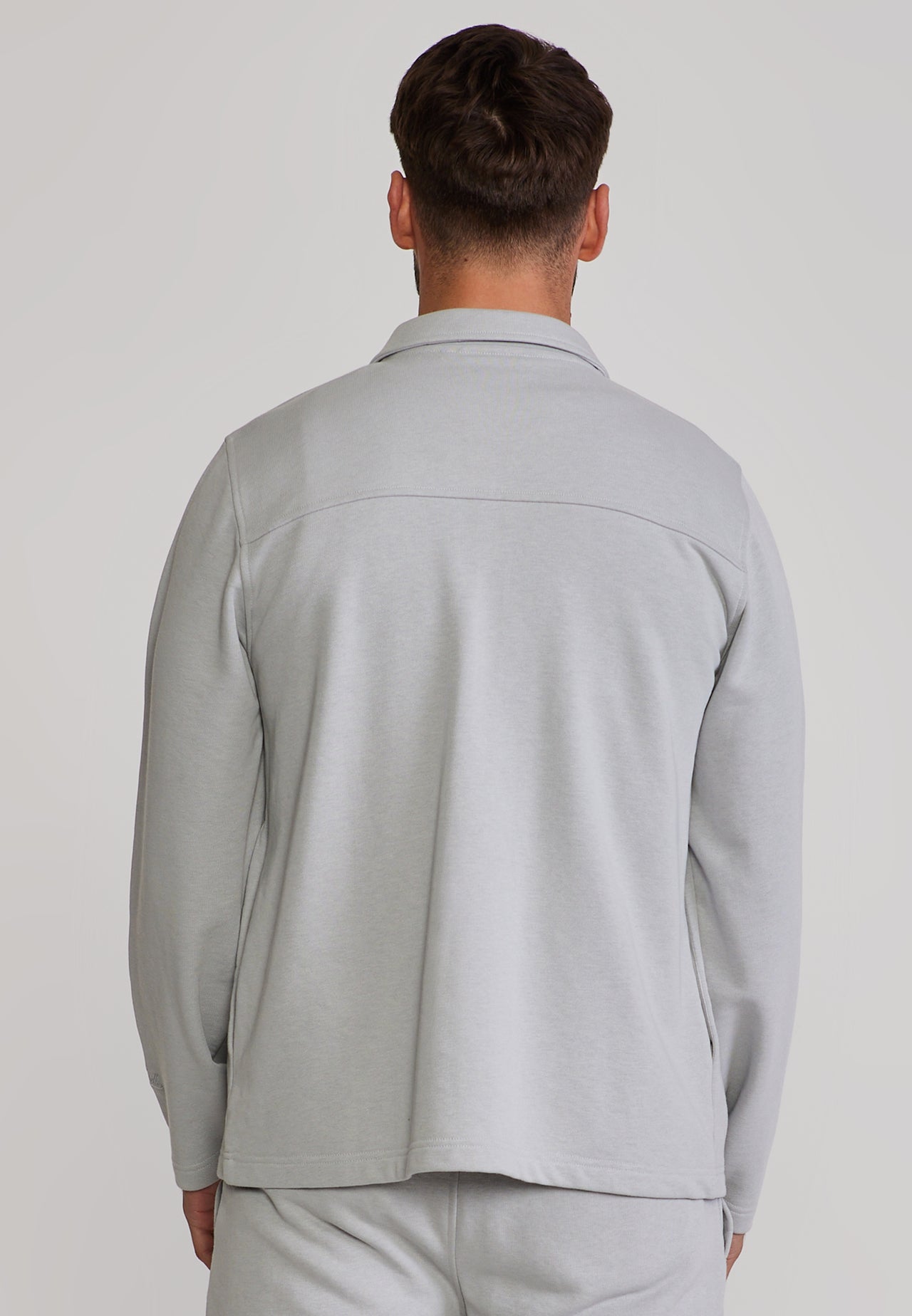 Light Grey Smart Overshirt (4)