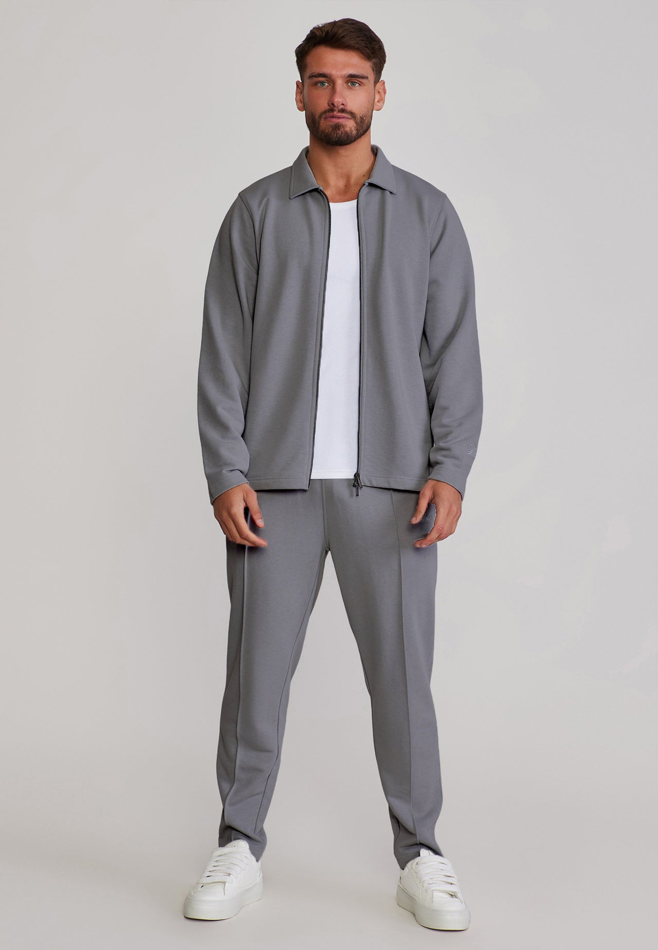 Dark Grey Smart Joggers (1)