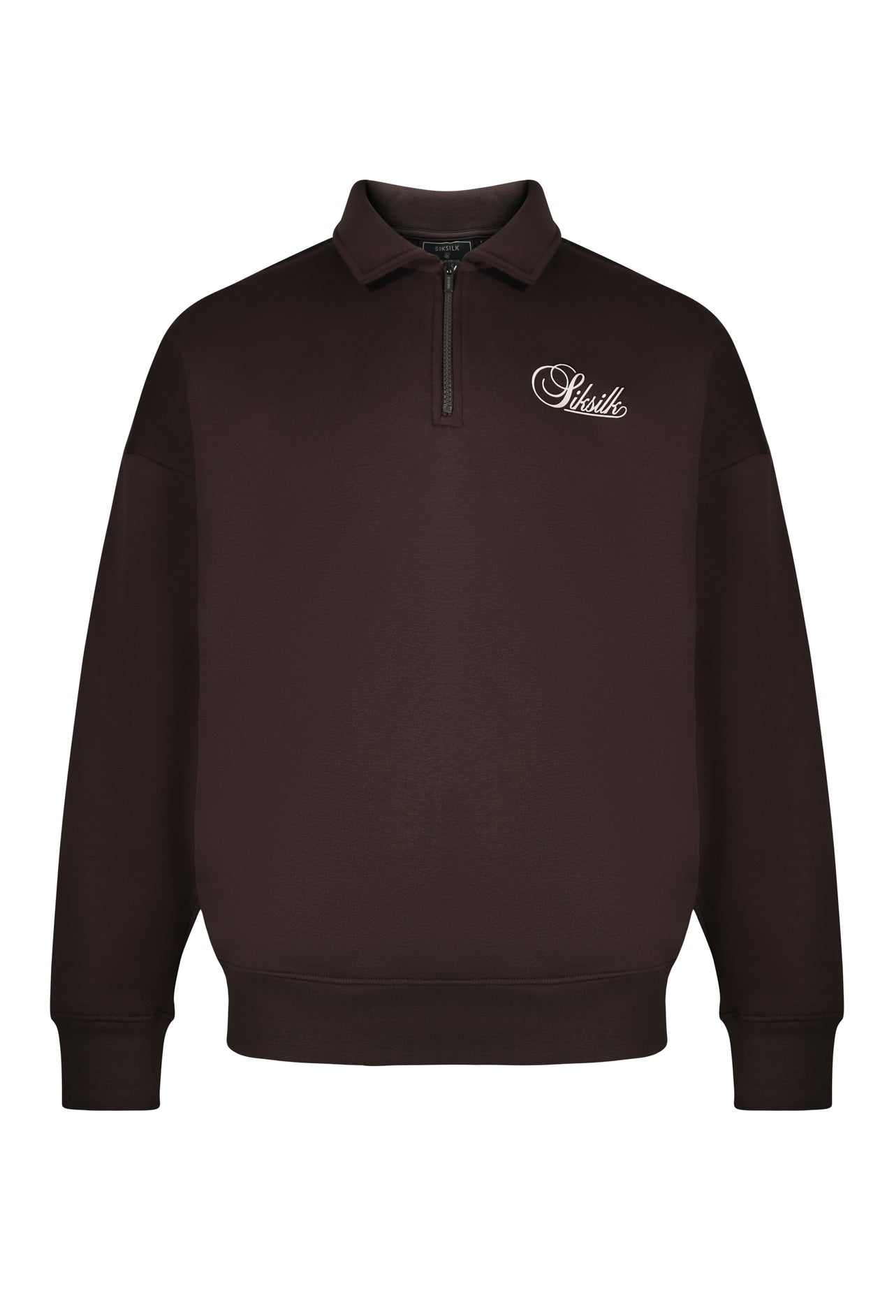 Brown Essentials Polo Sweater (5)