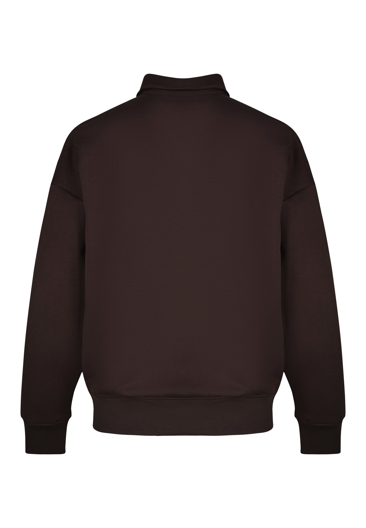 Brown Essentials Polo Sweater (6)
