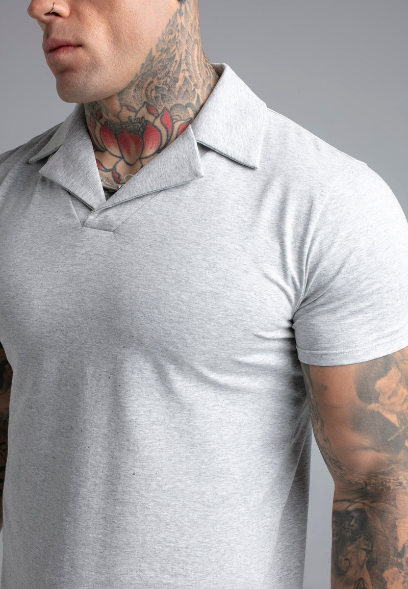 Grey Marl Revere Polo (1)