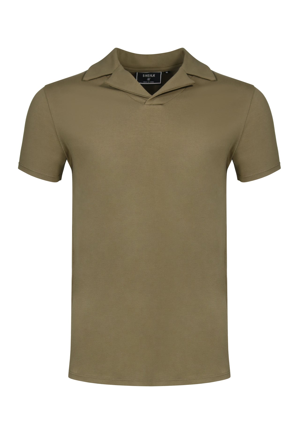 Khaki Green Revere Polo (5)