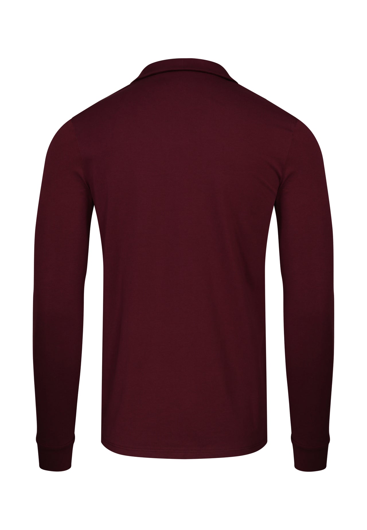 Burgundy LS Revere Polo (6)