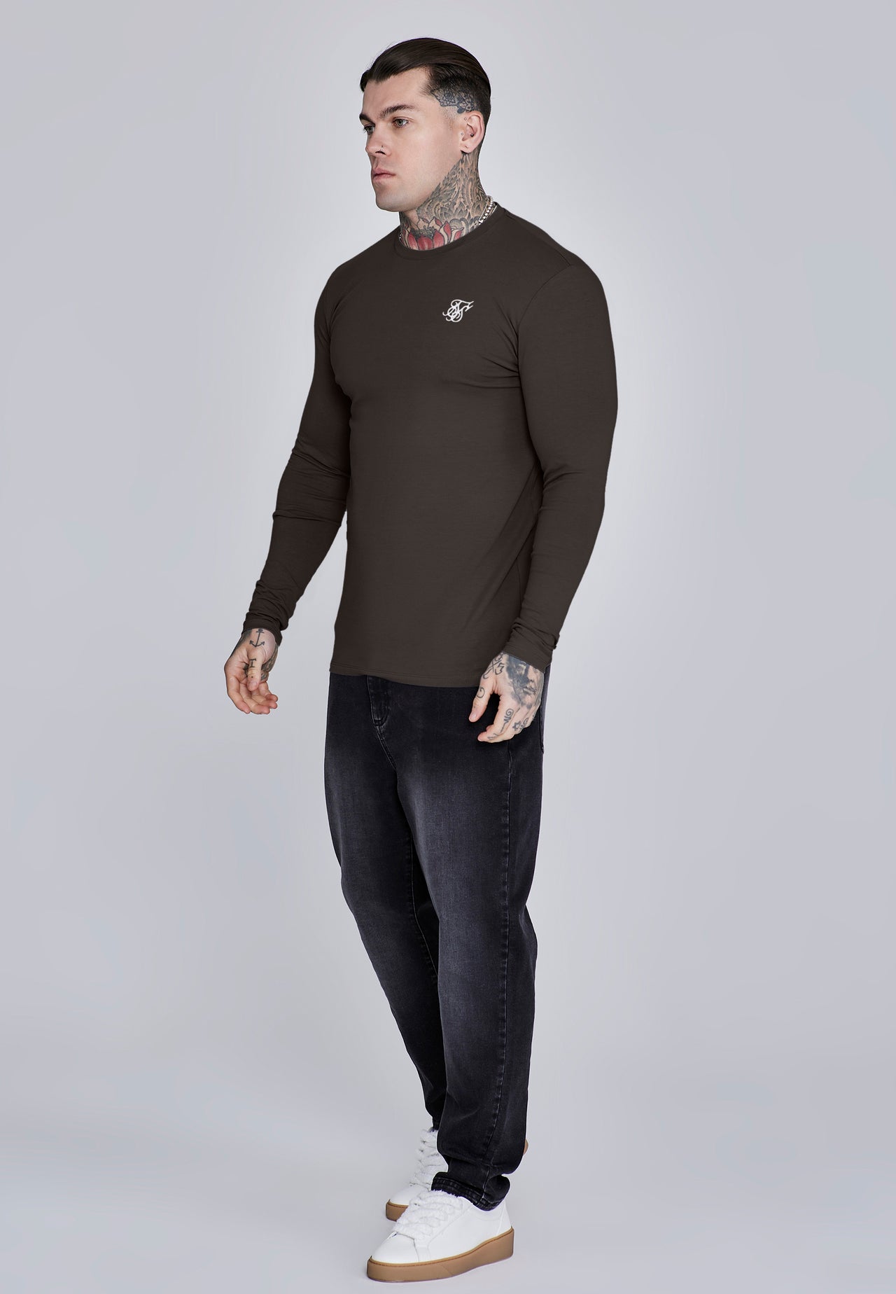 Brown Essentials LS T-Shirt (3)