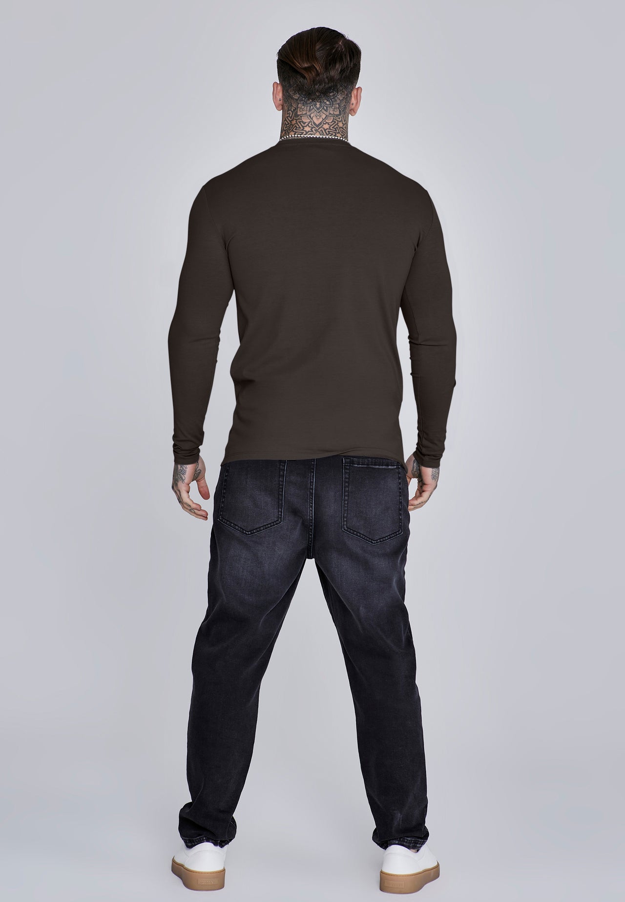 Brown Essentials LS T-Shirt (4)