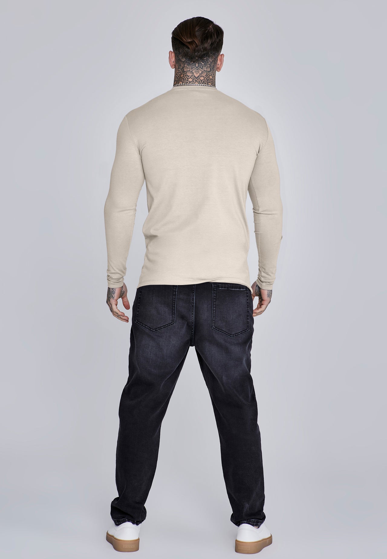 Ecru Essentials LS T-Shirt (4)