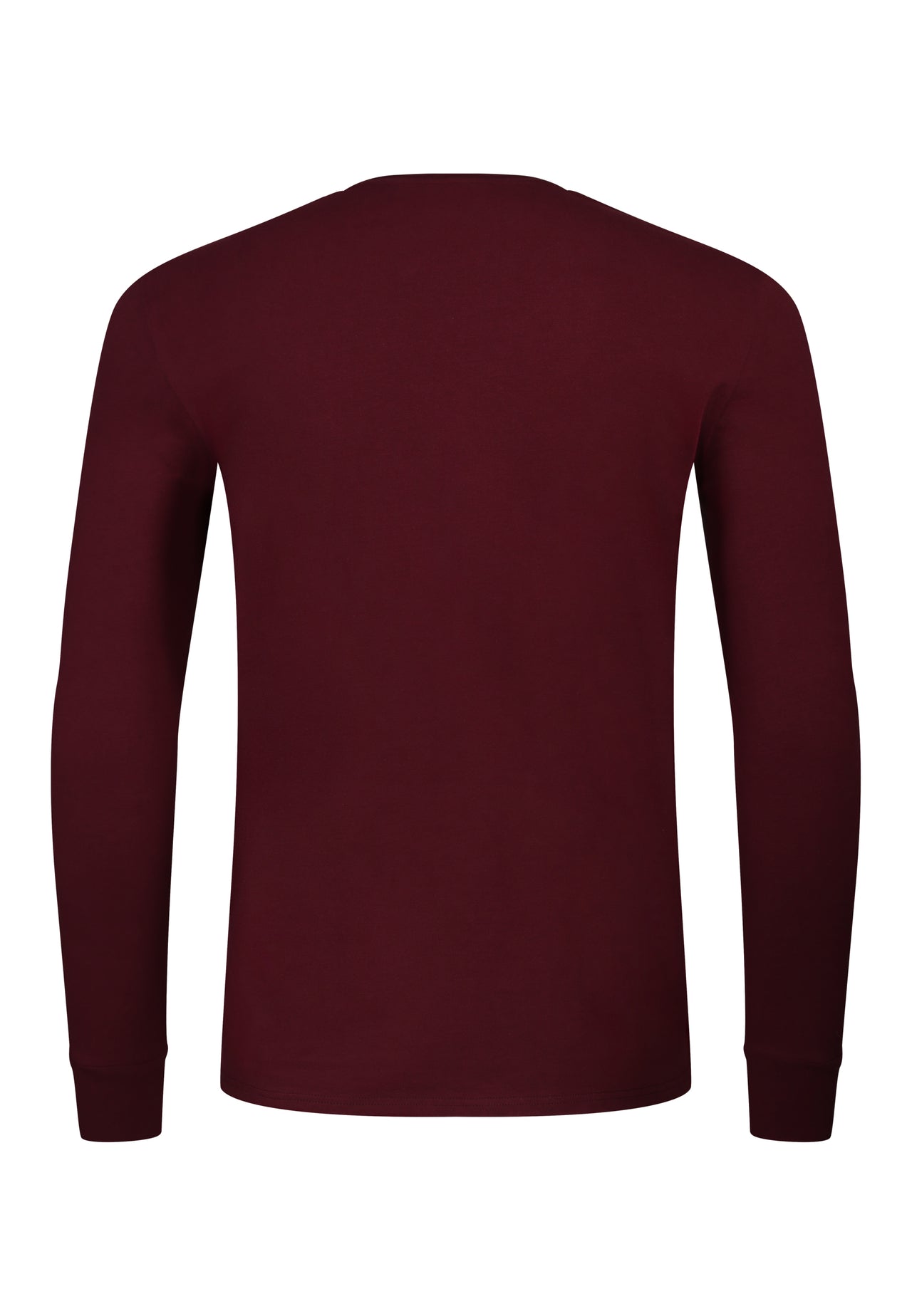 Burgundy Essentials LS T-Shirt (6)