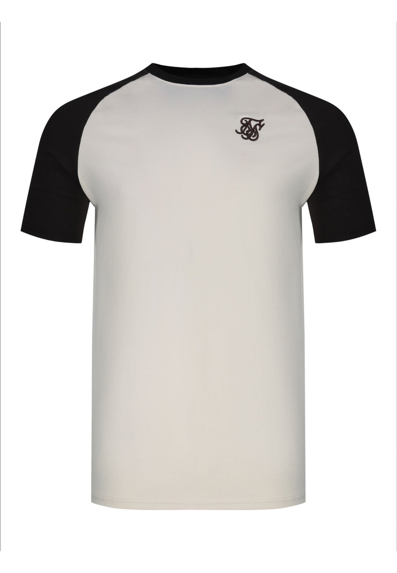 White and Brown Raglan T-Shirt (5)