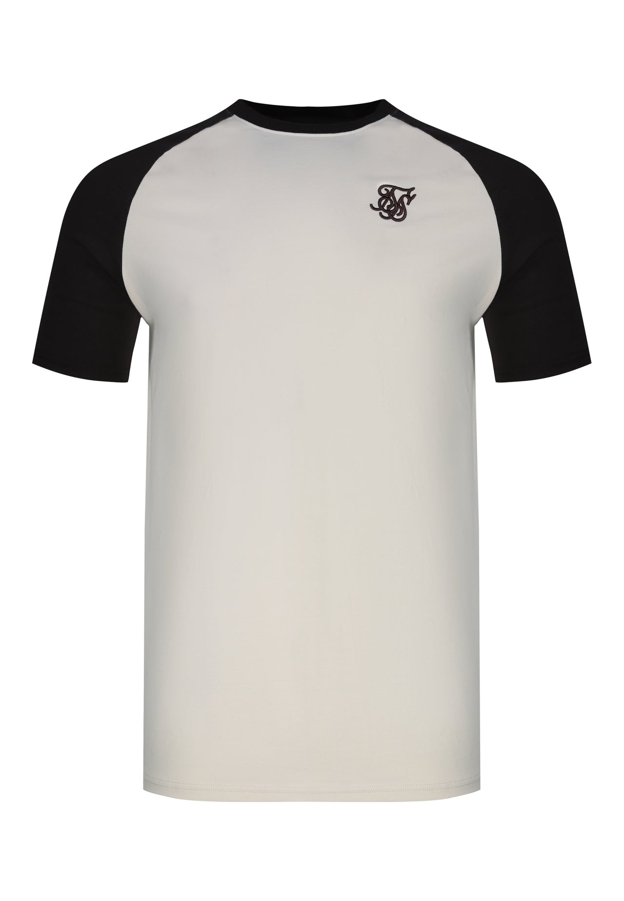 Ecru and Brown Raglan T-Shirt (5)