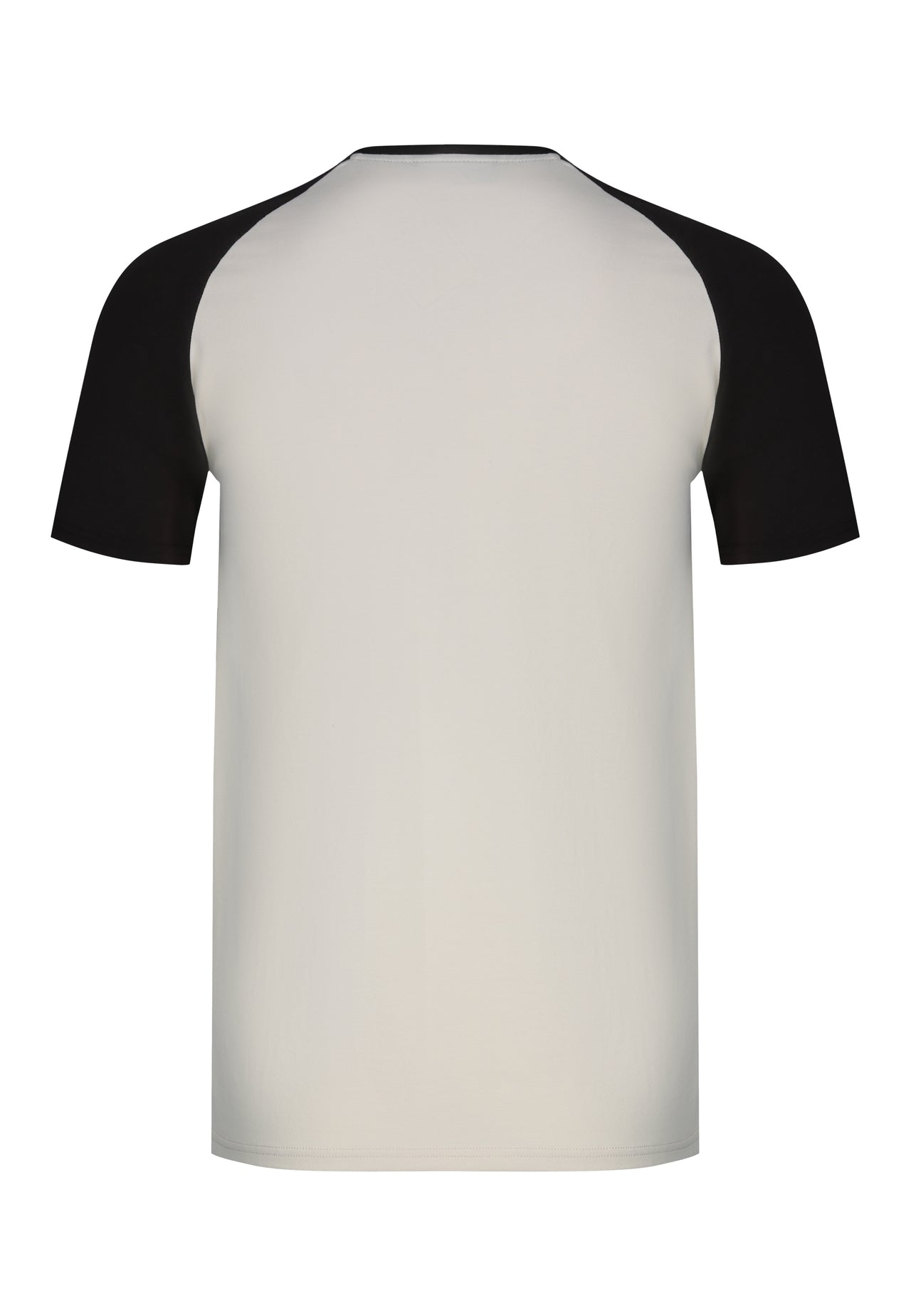 Ecru and Brown Raglan T-Shirt (6)