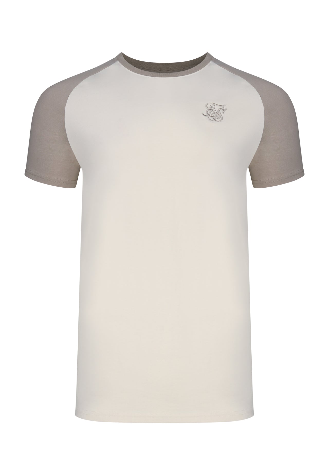 Ecru and Stone Raglan T-Shirt (5)