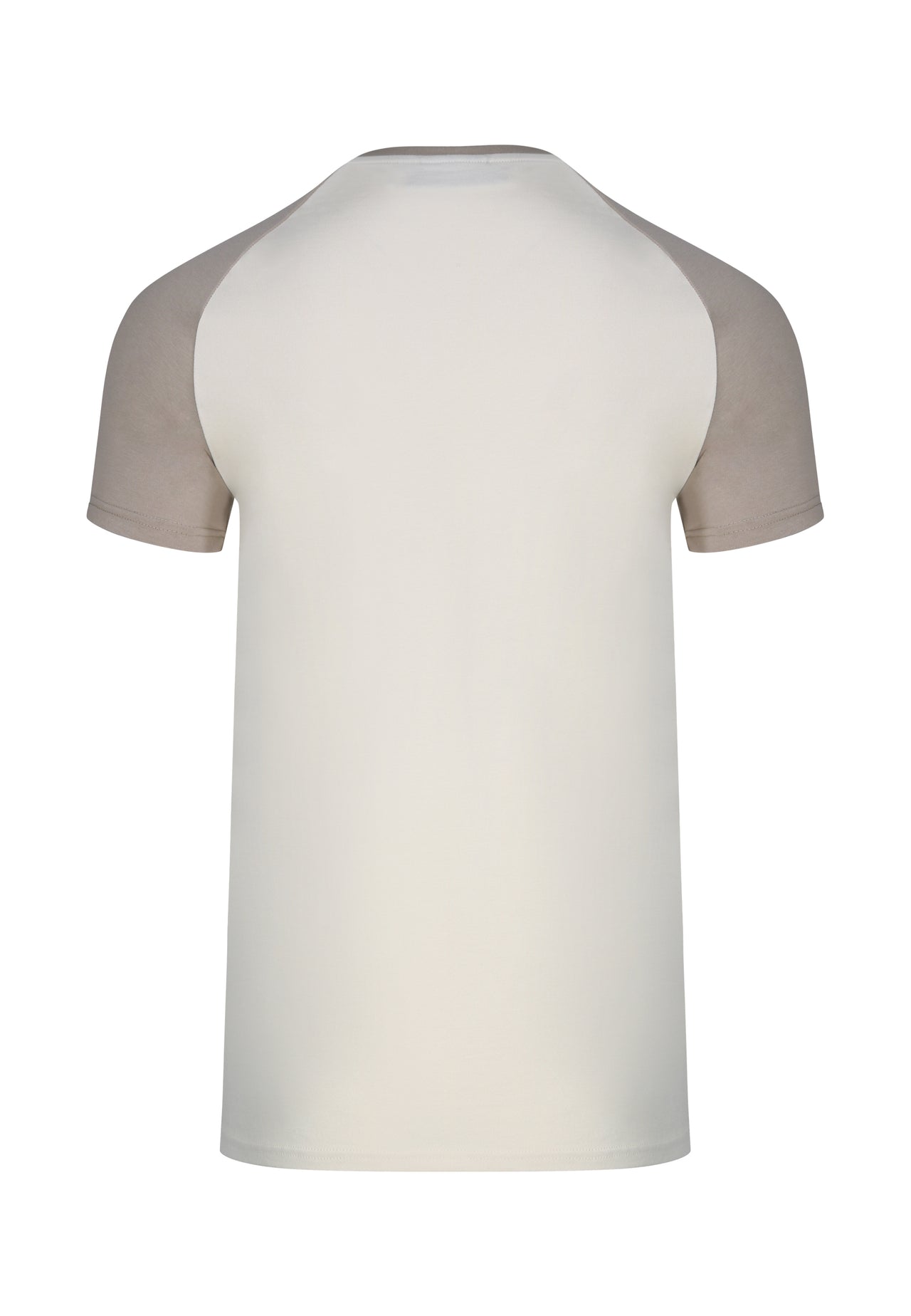 Ecru and Stone Raglan T-Shirt (6)
