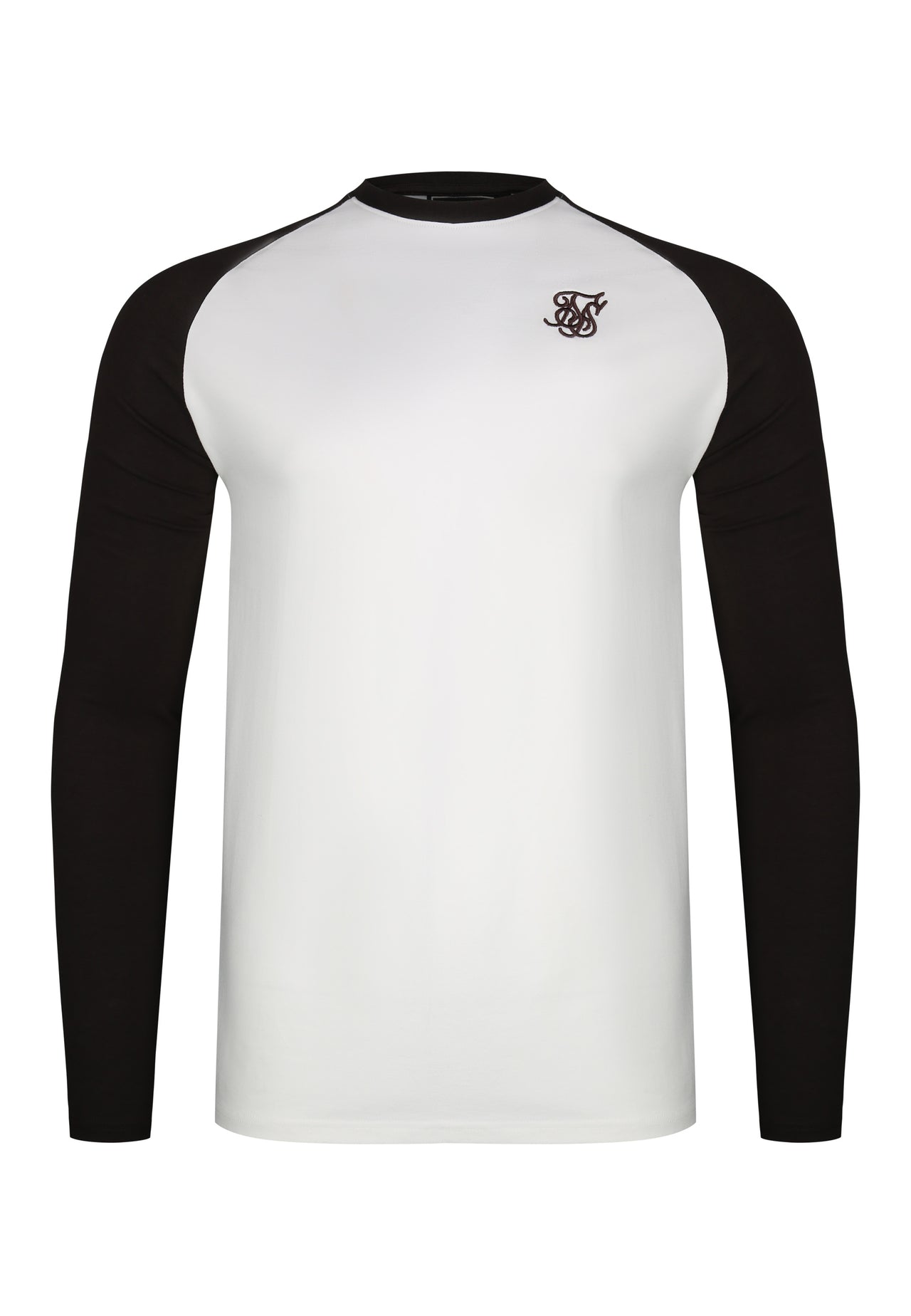 White and Brown LS Muscle Fit T-Shirt (5)