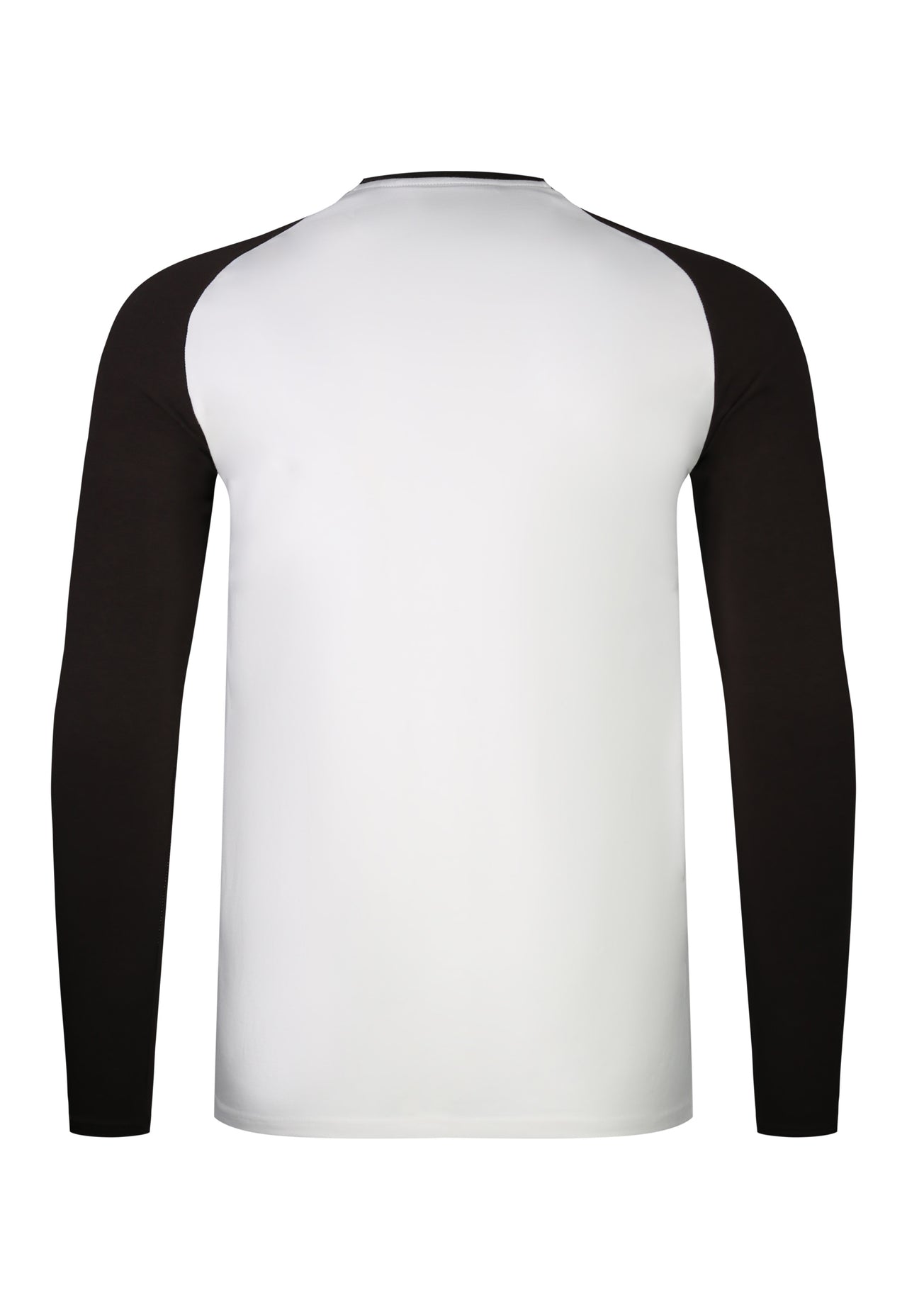 White and Brown LS Muscle Fit T-Shirt (6)