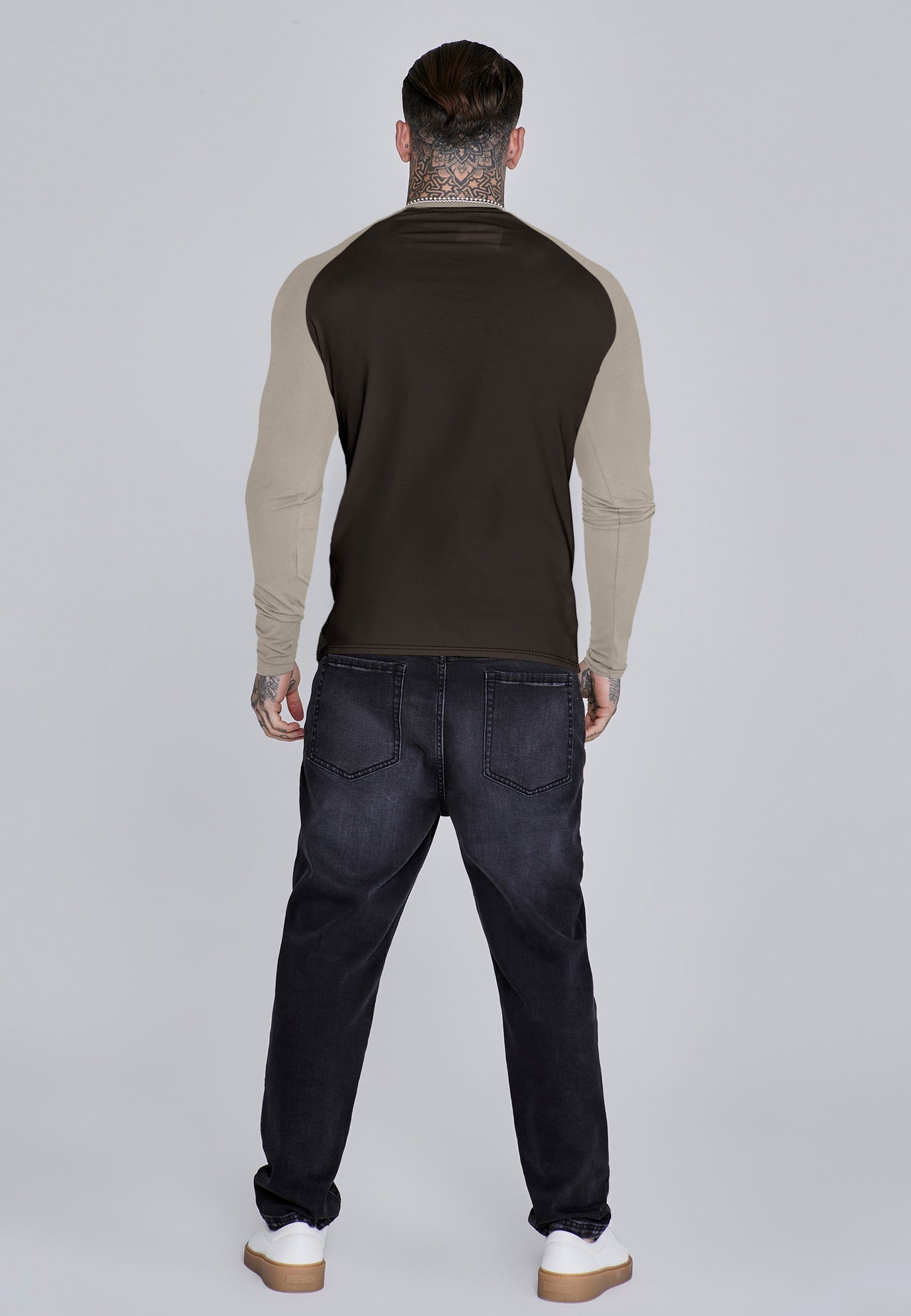 Brown and Stone LS Muscle Fit T-Shirt (4)