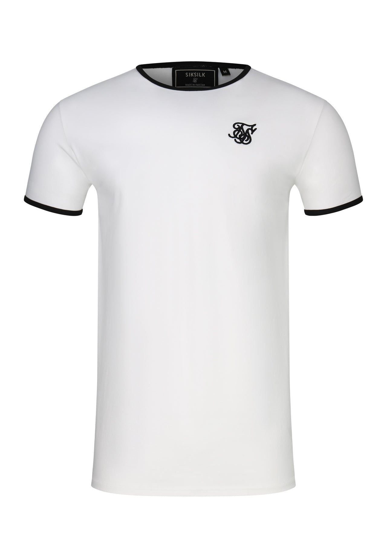 White and Black Ringer T-Shirt (5)
