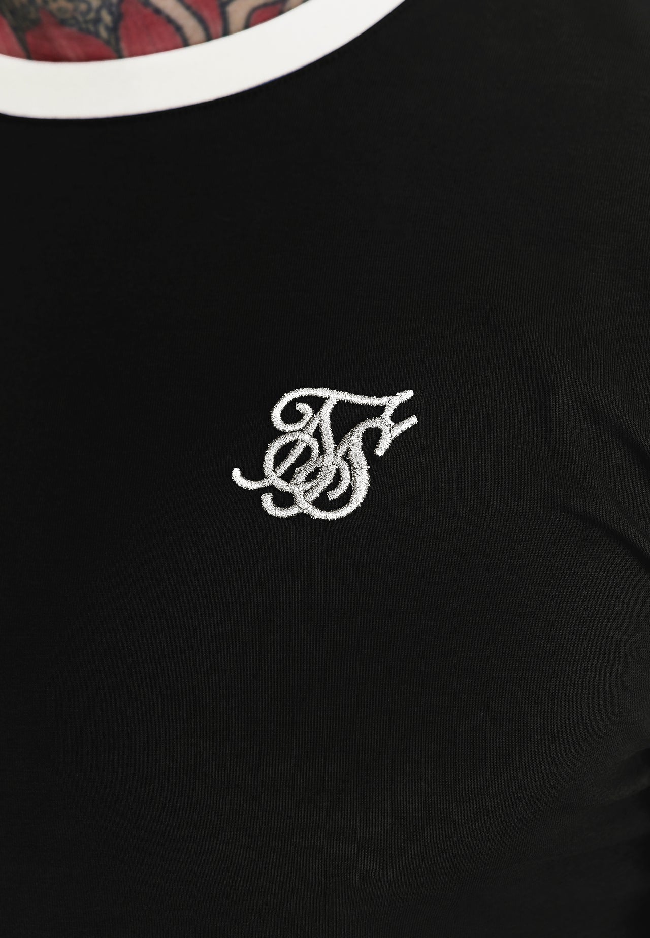 Black and White Ringer T-Shirt (2)