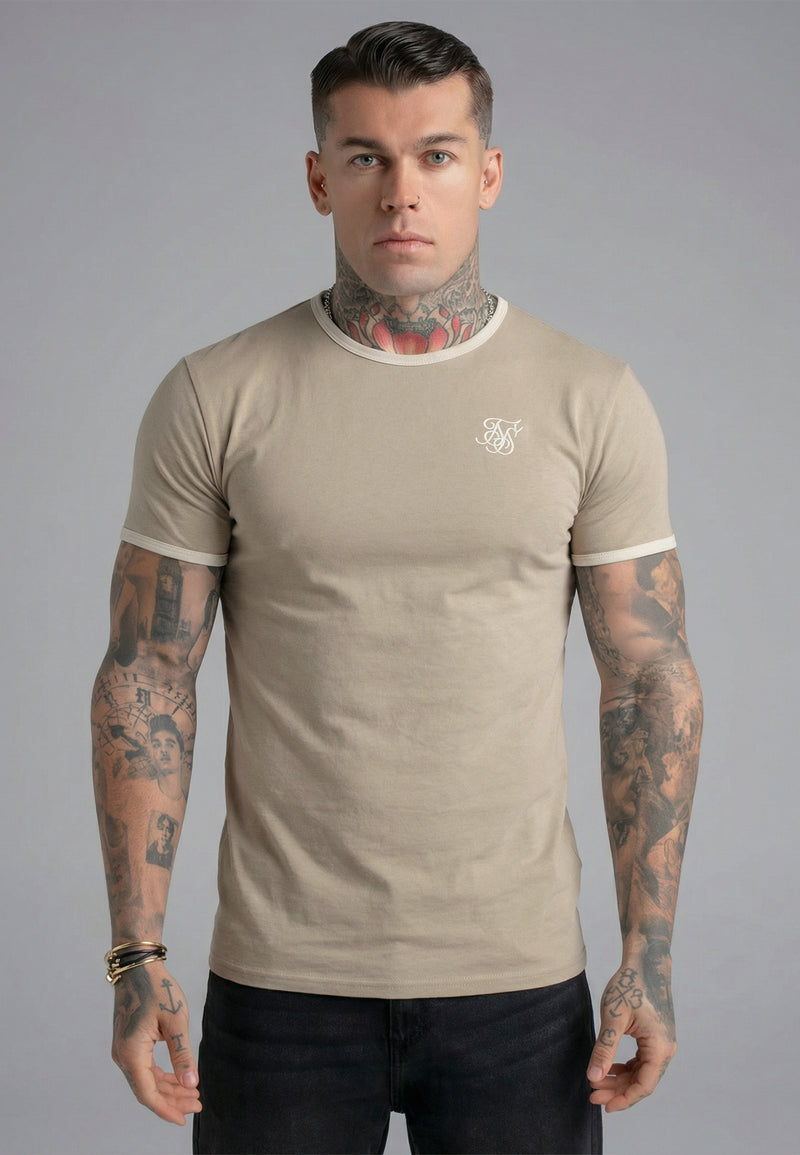 Achetez T-shirt orange Tech pour hommes SikSilk chez Tunisia Achetez T-shirt orange Tech pour hommes SikSilk chez Tunisia