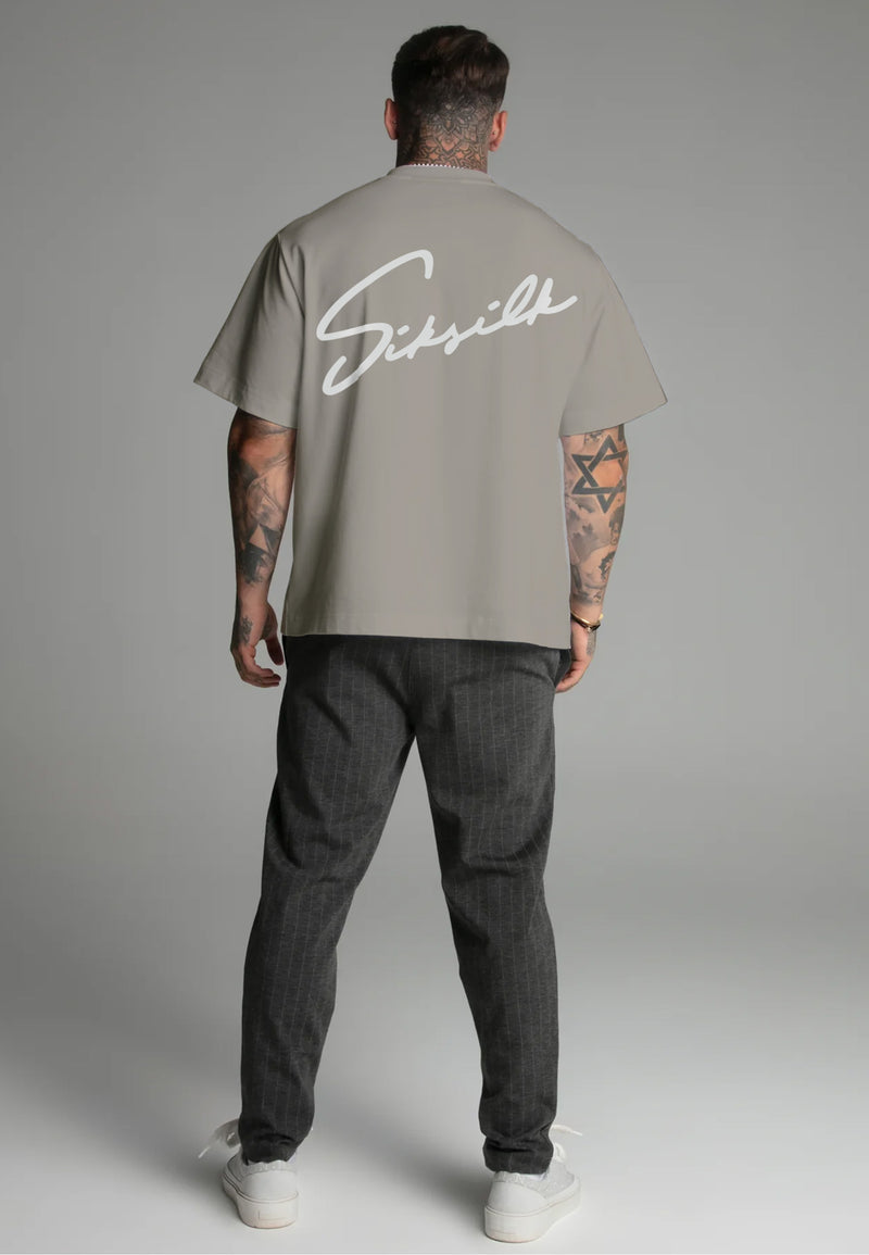 Grey Script T-Shirt (1)