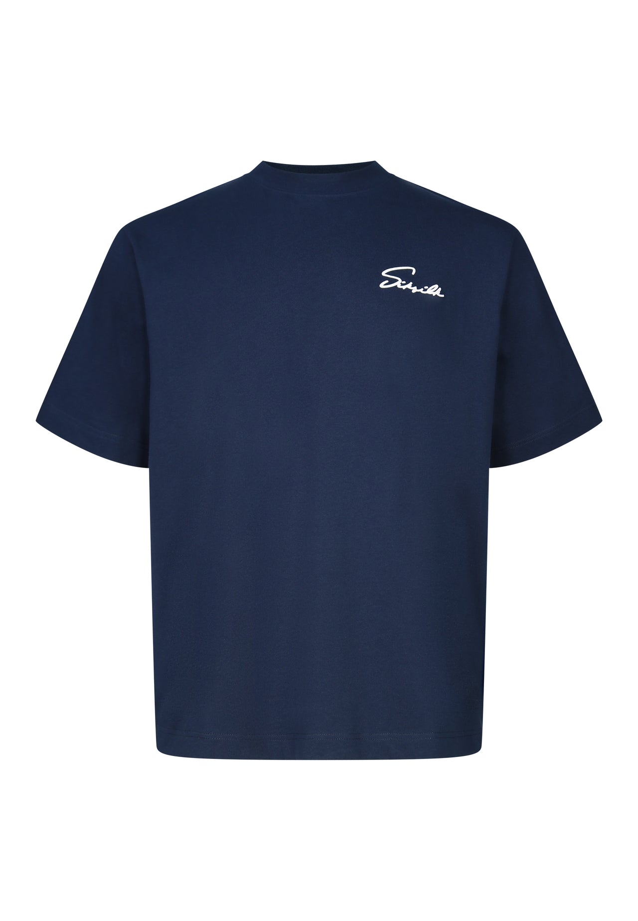 Navy Script T-Shirt (5)