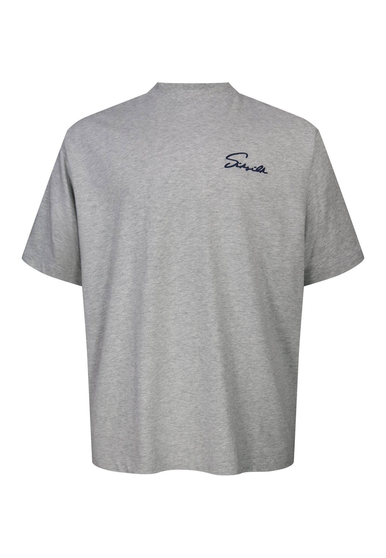 Grey Marl Script T-Shirt (5)