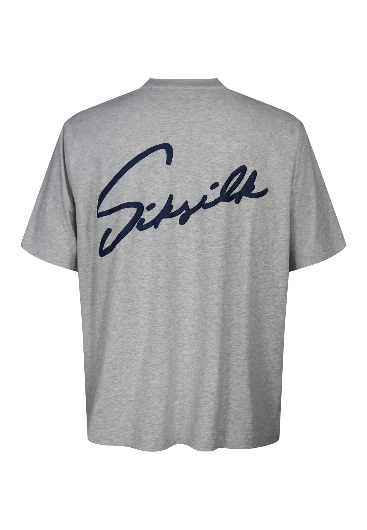 Grey Marl Script T-Shirt (6)