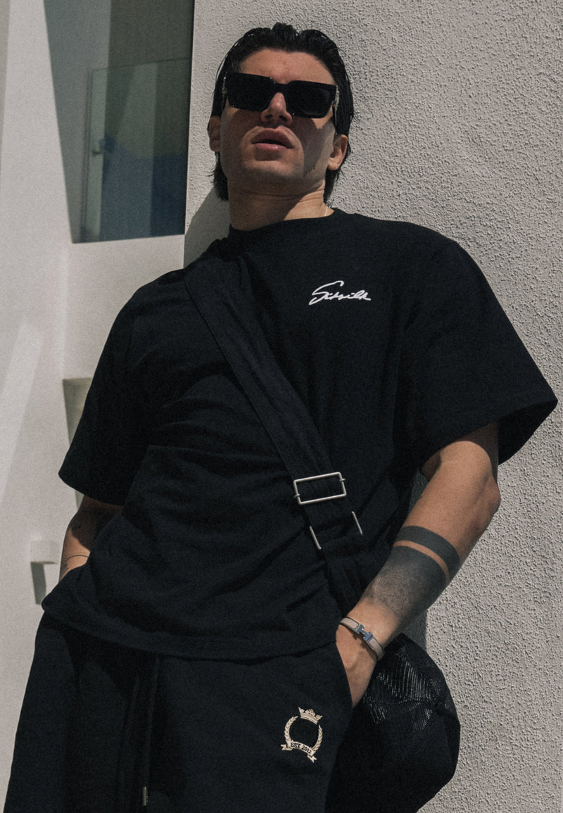 Black Script T-Shirt