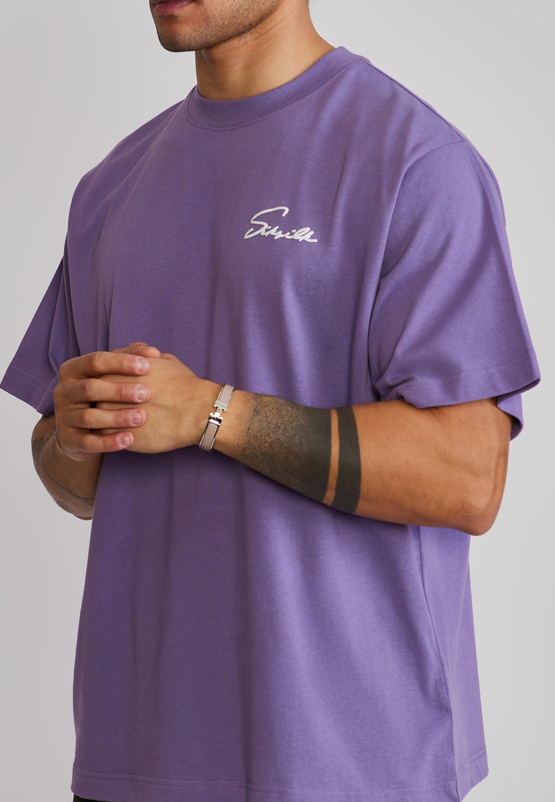 Purple Script T-Shirt (2)