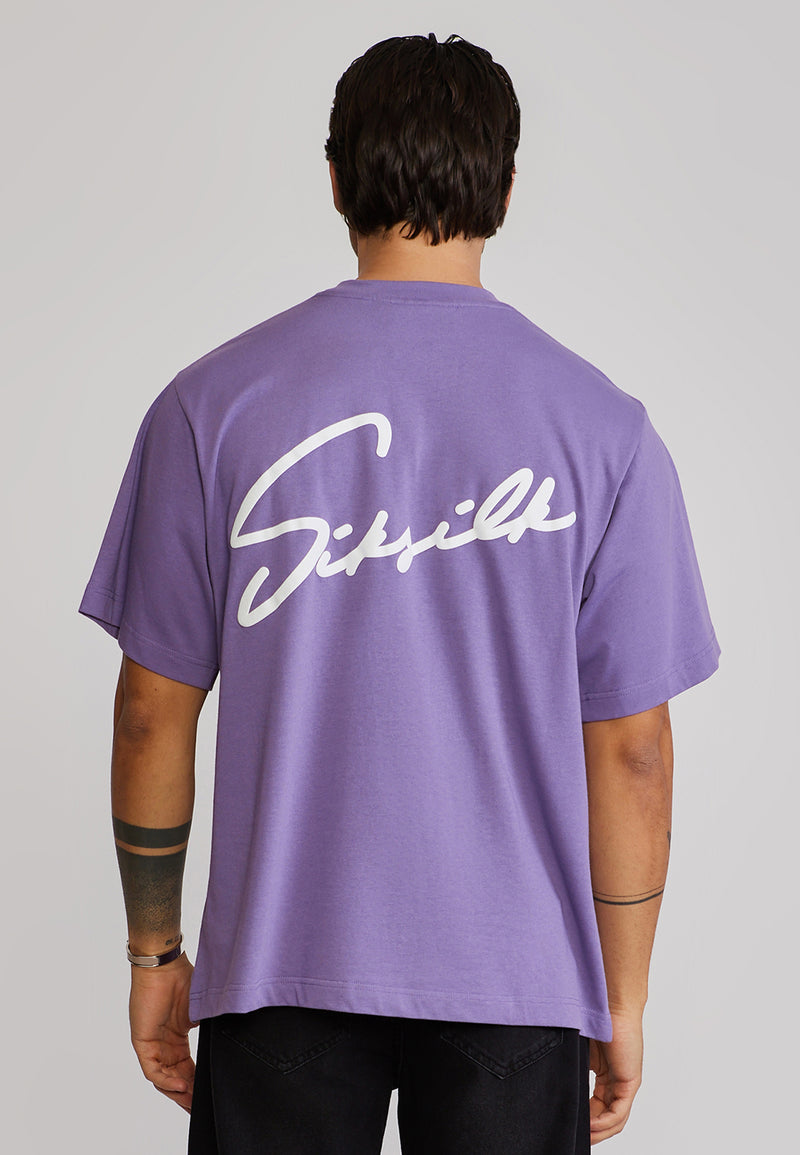 Purple Script T-Shirt (1)