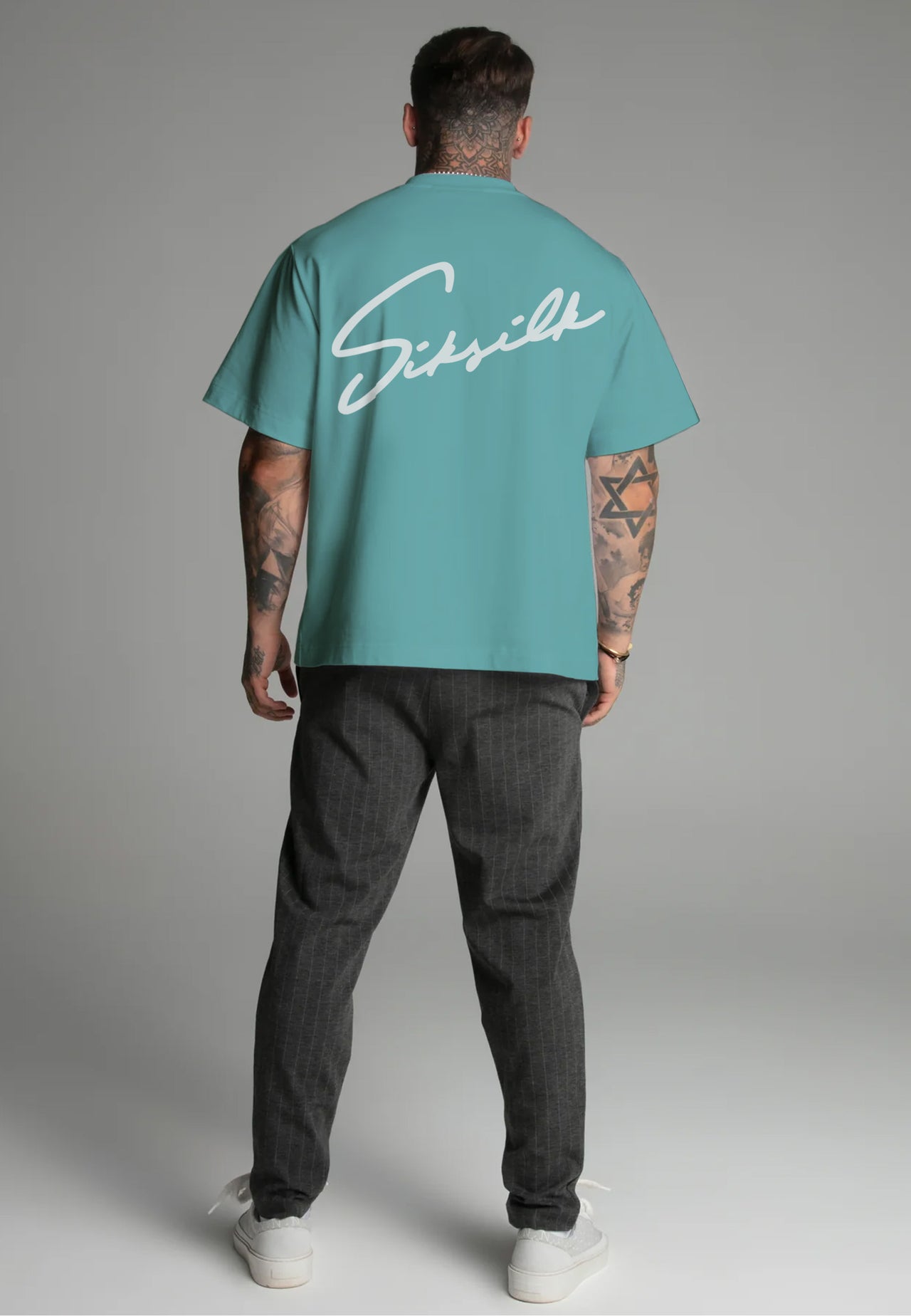 Blue Script T-Shirt (1)