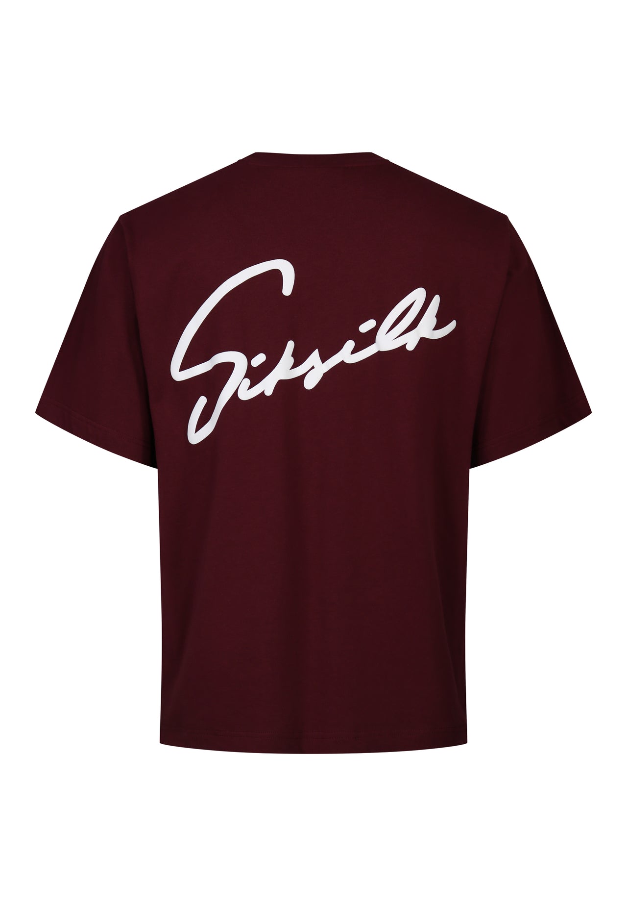 Burgundy Script T-Shirt (6)