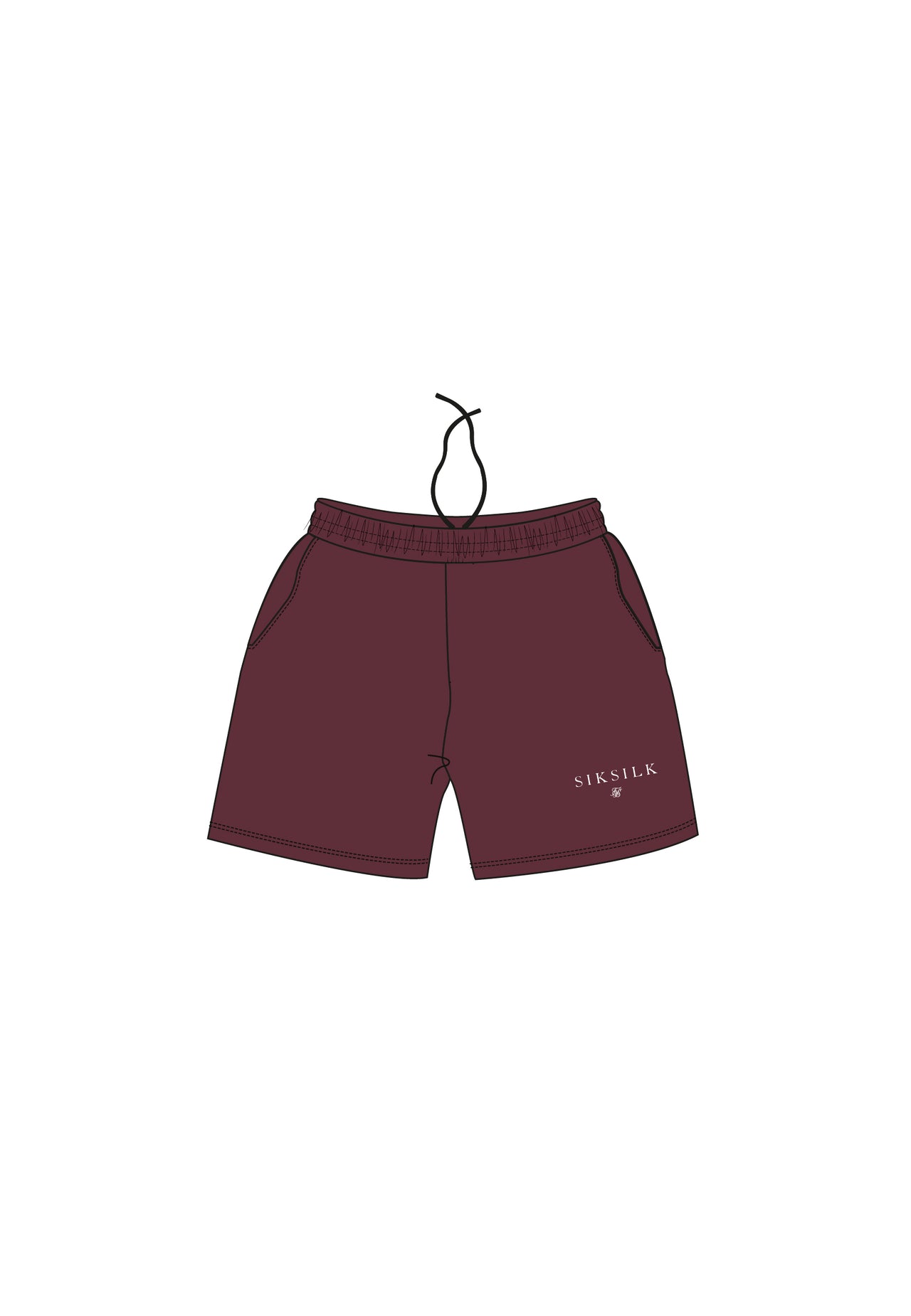 Burgundy Swim Shorts