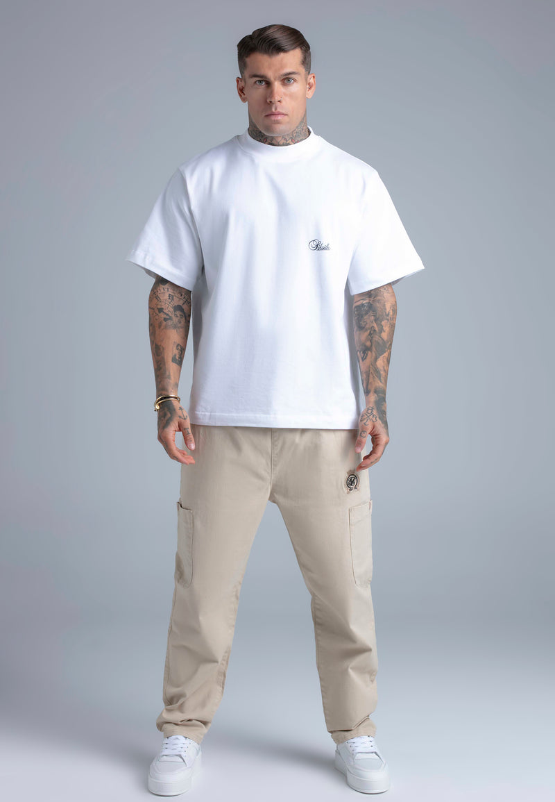 Beige Loose Fit Cargos (1)