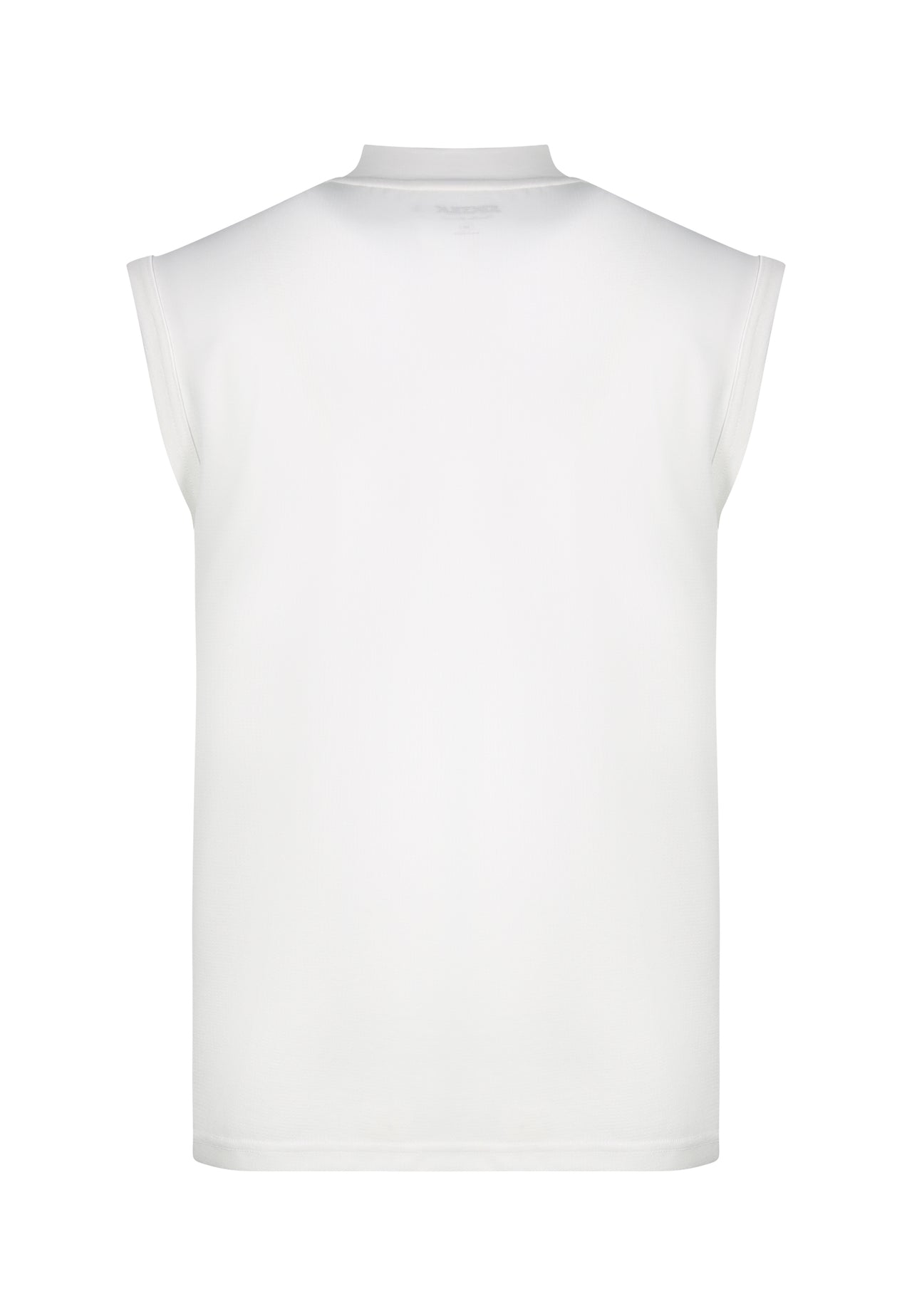 White Sleeveless T-Shirt (6)