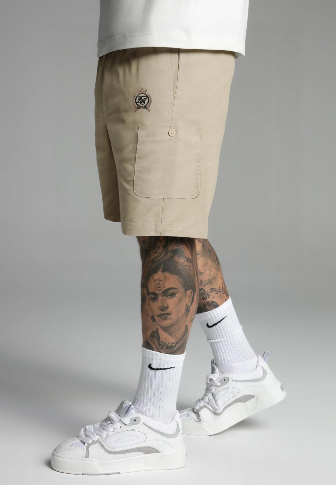 Beige Cargo Shorts (2)