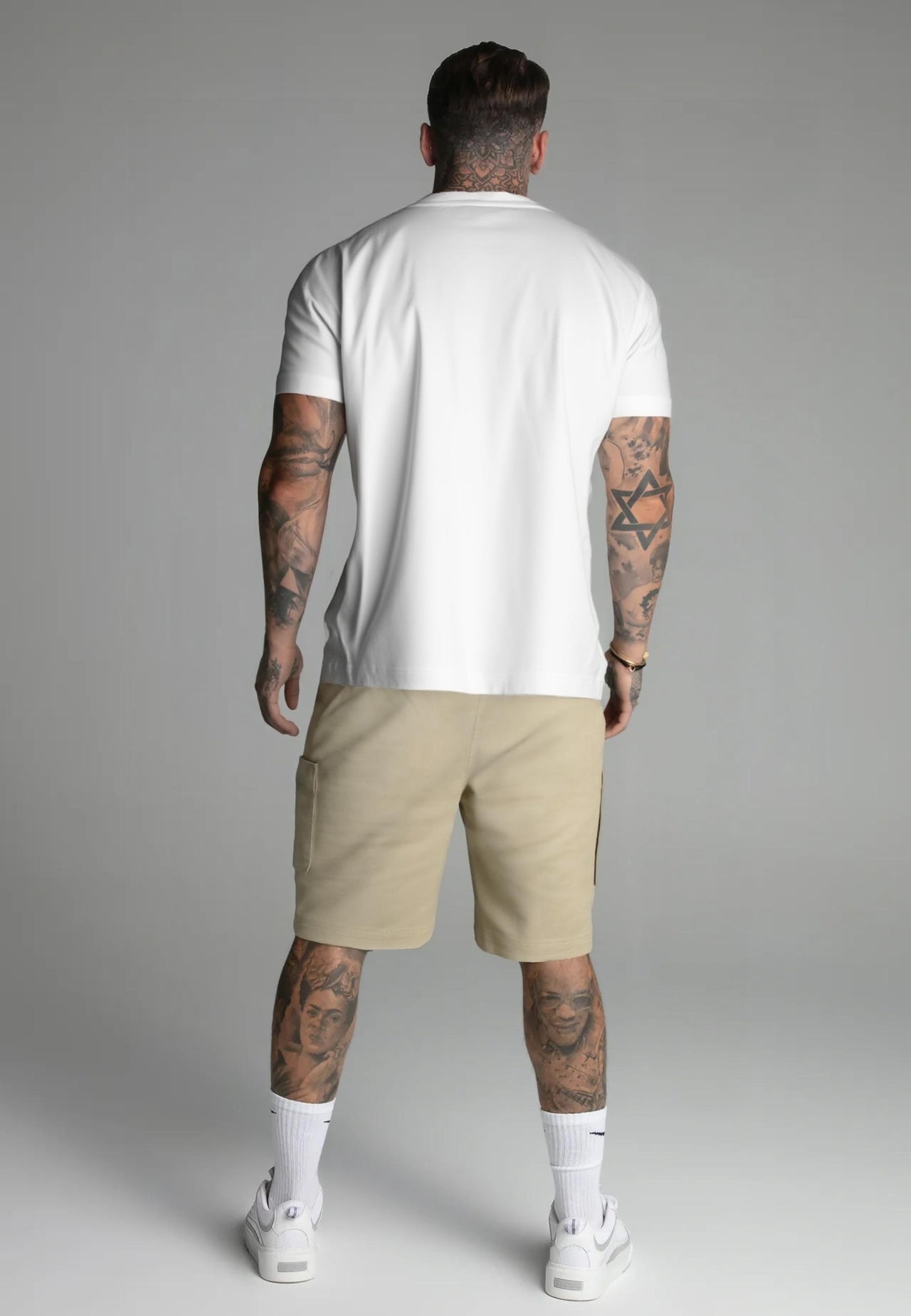 Beige Cargo Shorts (3)