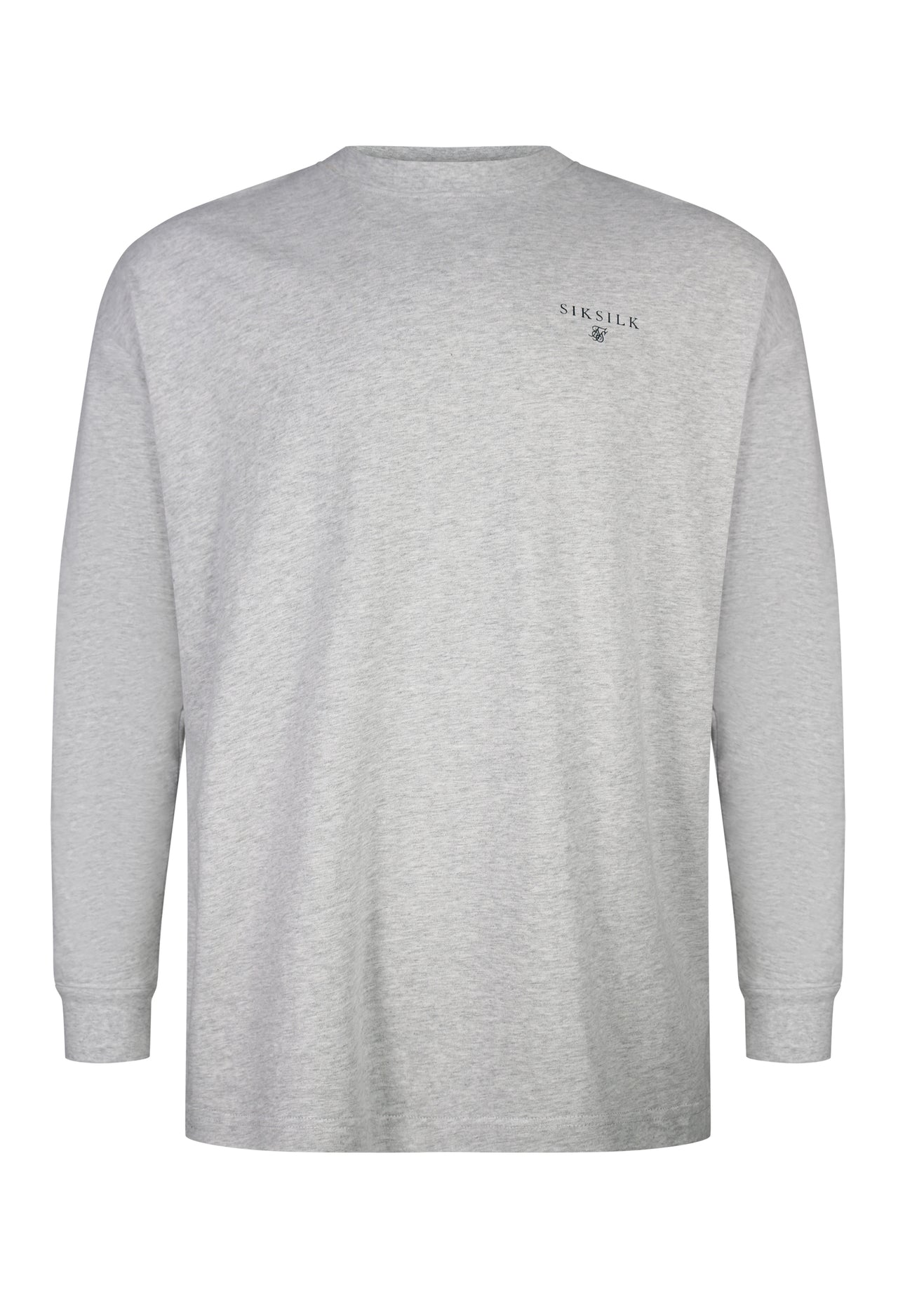 Grey Marl Long Sleeve T-Shirt (5)