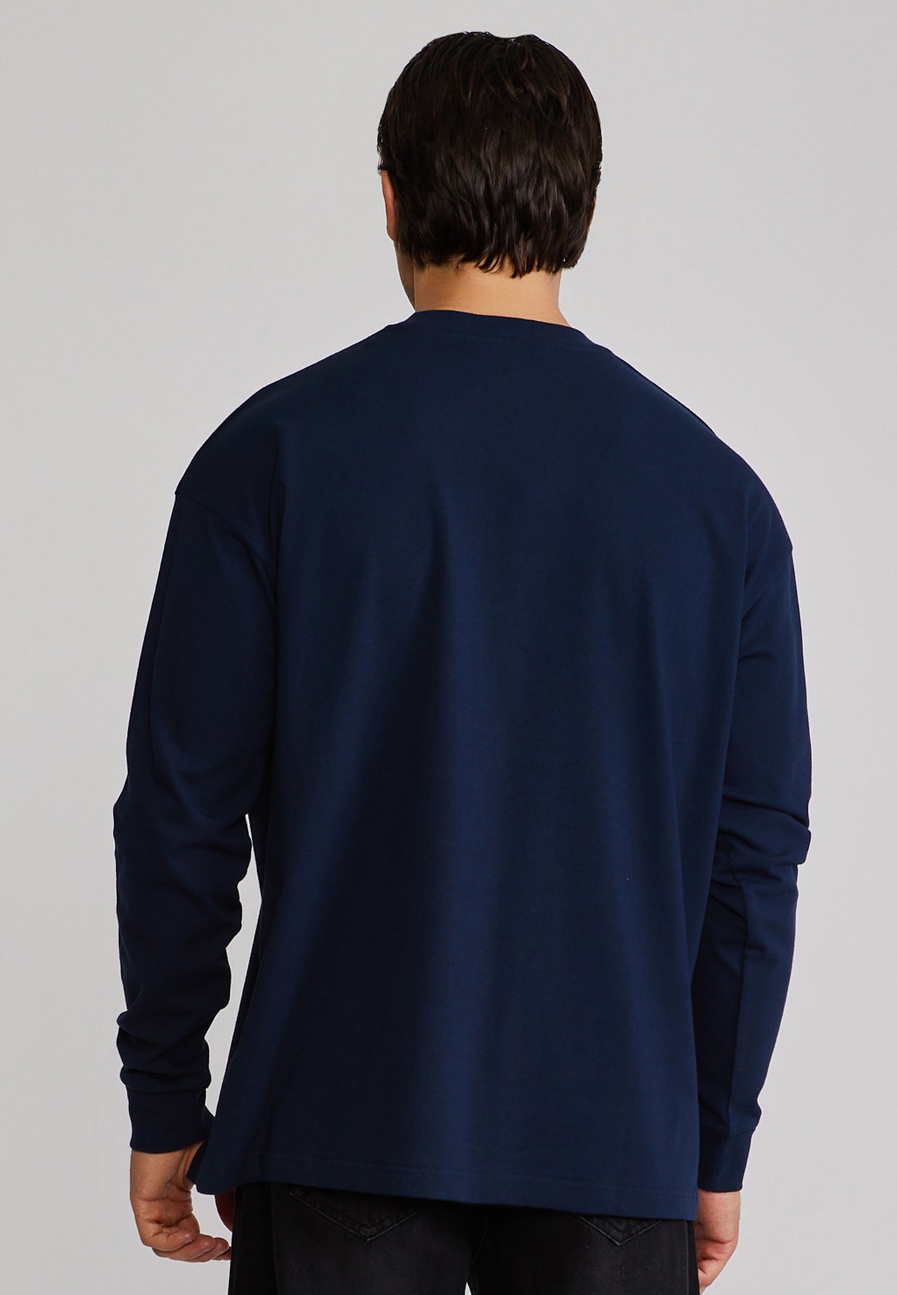 Navy Long Sleeve T-Shirt (4)